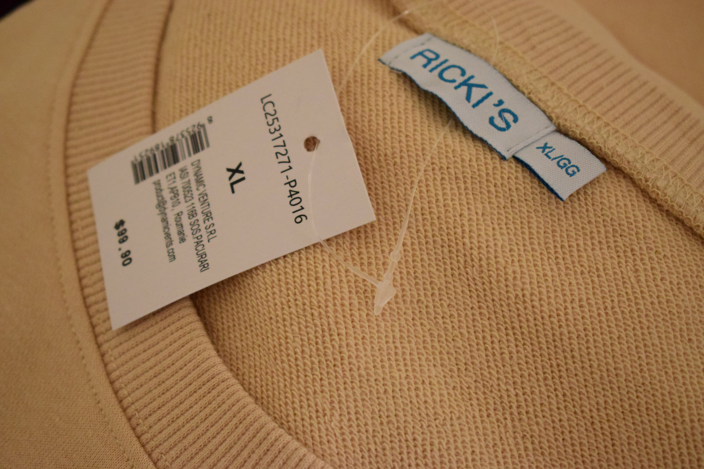 Pull Sweat Ricky's - Abricot