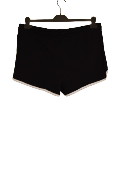 Short de Sport Retro Noir – Liseré Blanc XXL