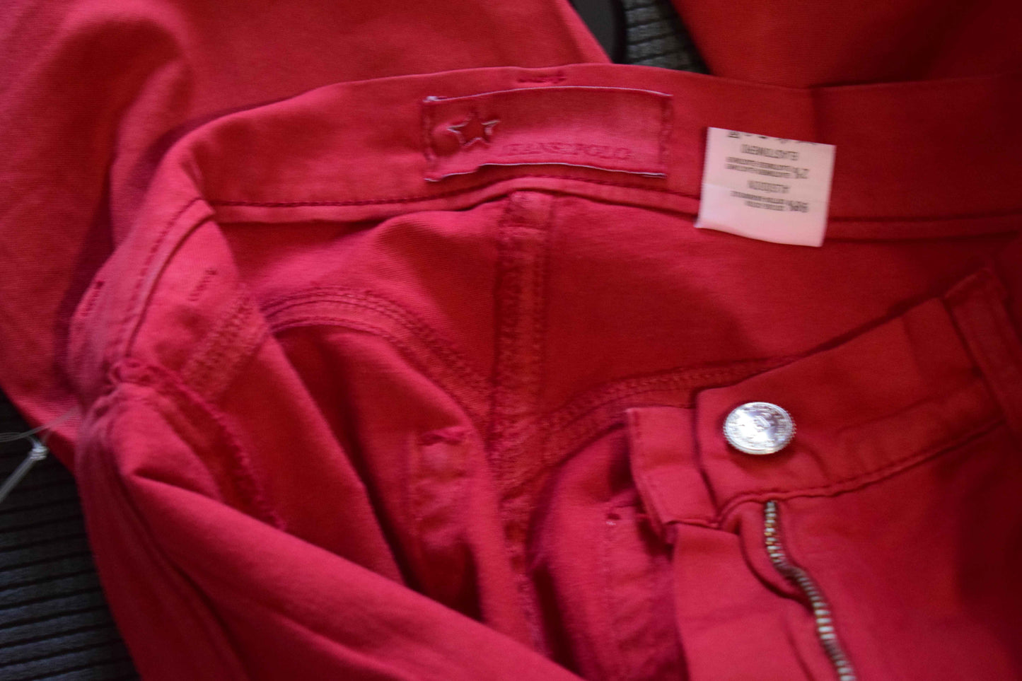 Pantalon femme Jeans Polo – Rouge – Taille 40