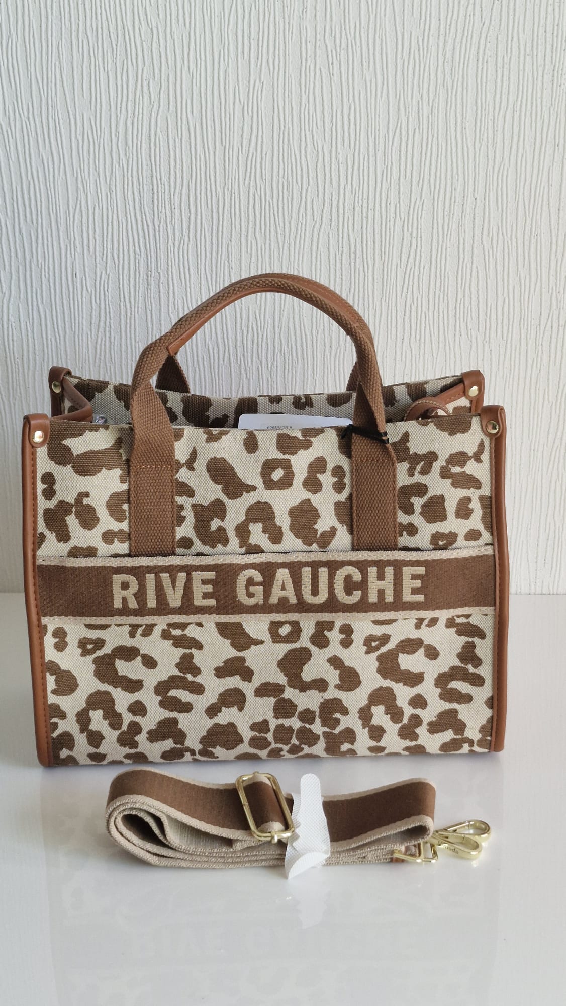 Sac rive gauche Leopard