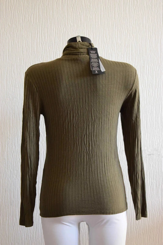 Pull col roulé TIF TIFFY Kaki M