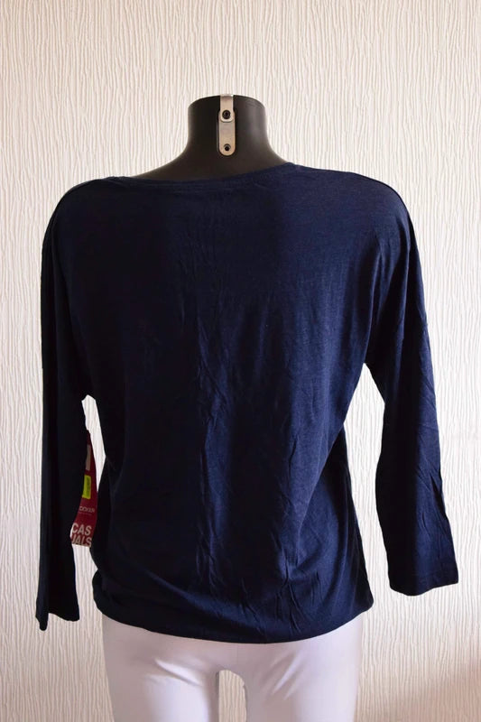 T-shirt à manches longues Stooker marine 38