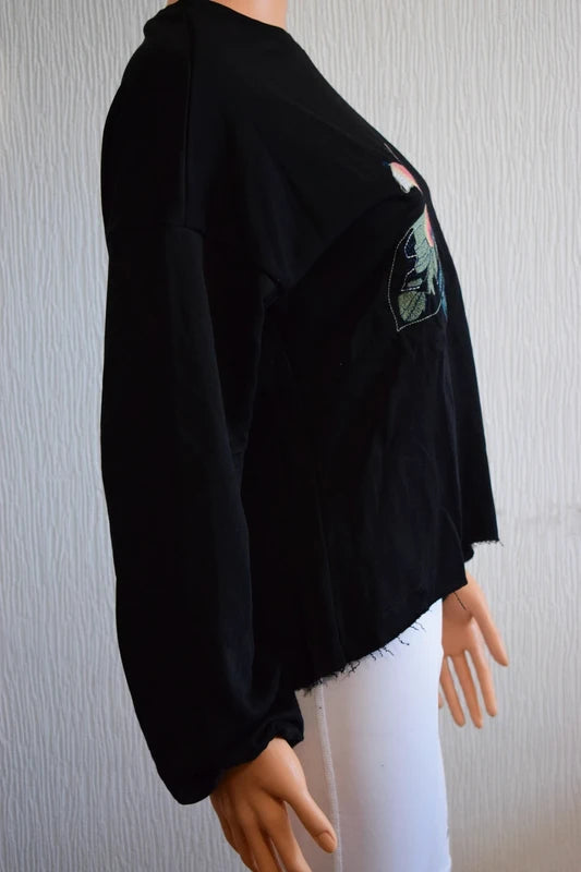 Blouse femme noir Luc-ce