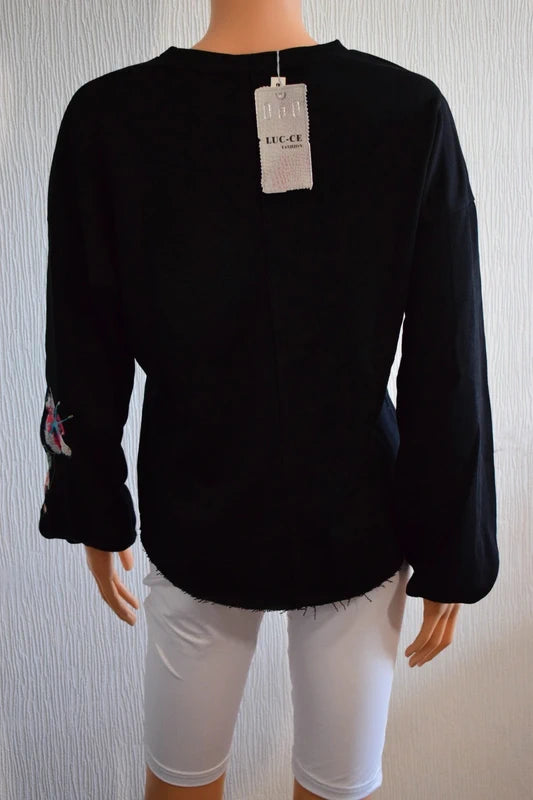 Blouse femme noir Luc-ce