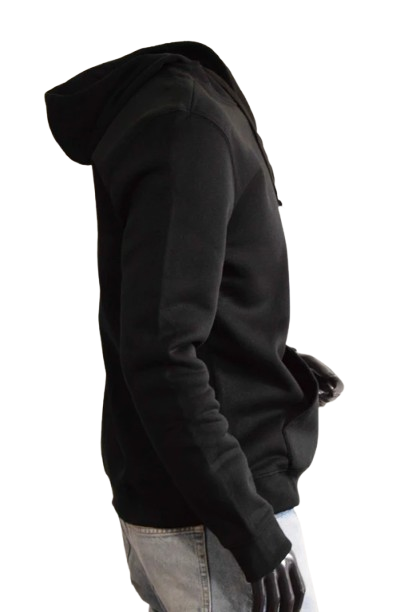 Sweat à capuche homme Chess King – Noir – L