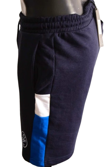 Short Jogging Bleu Marine GL – Bandes Latérales L