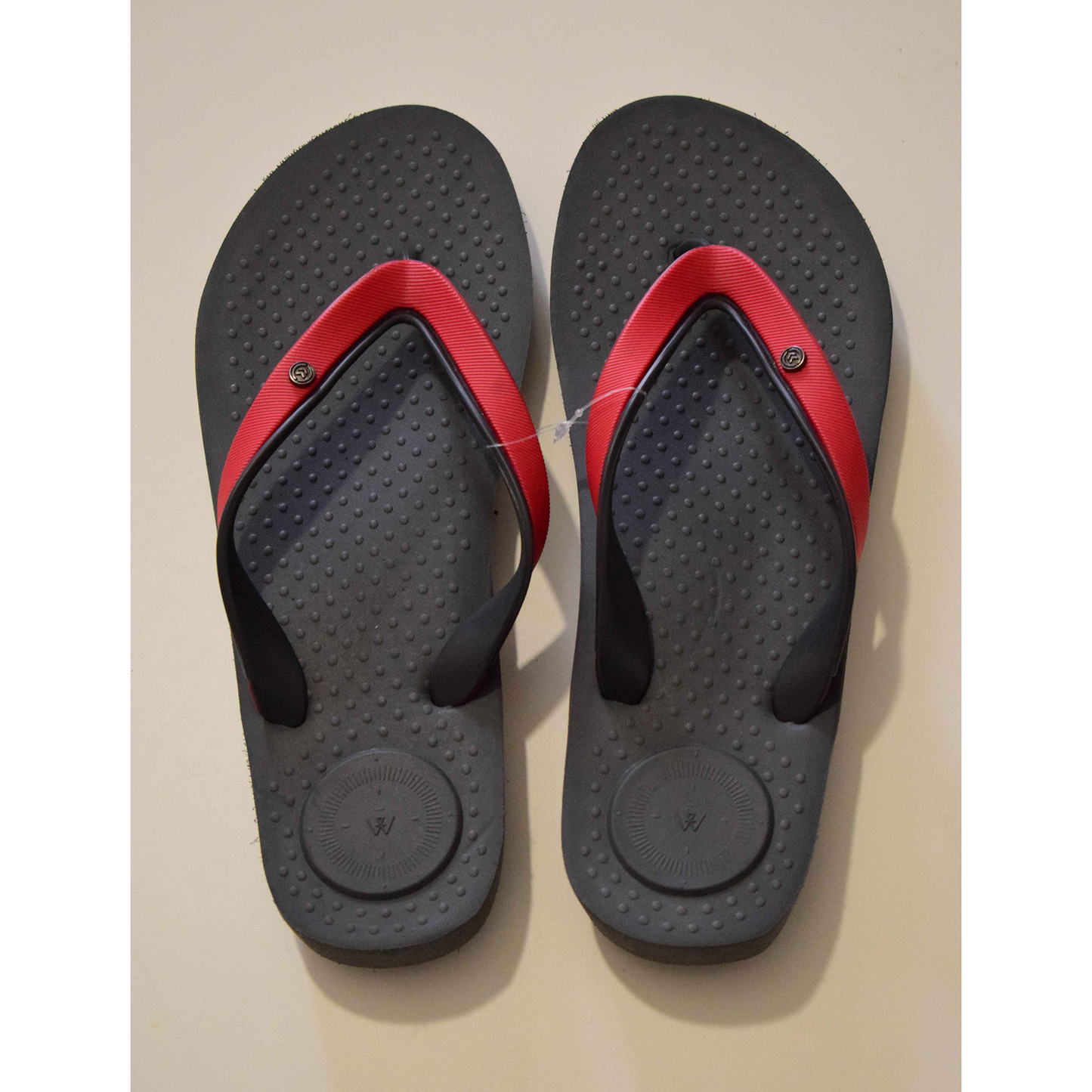 Tongs Isotoner Essential Gris/Noir