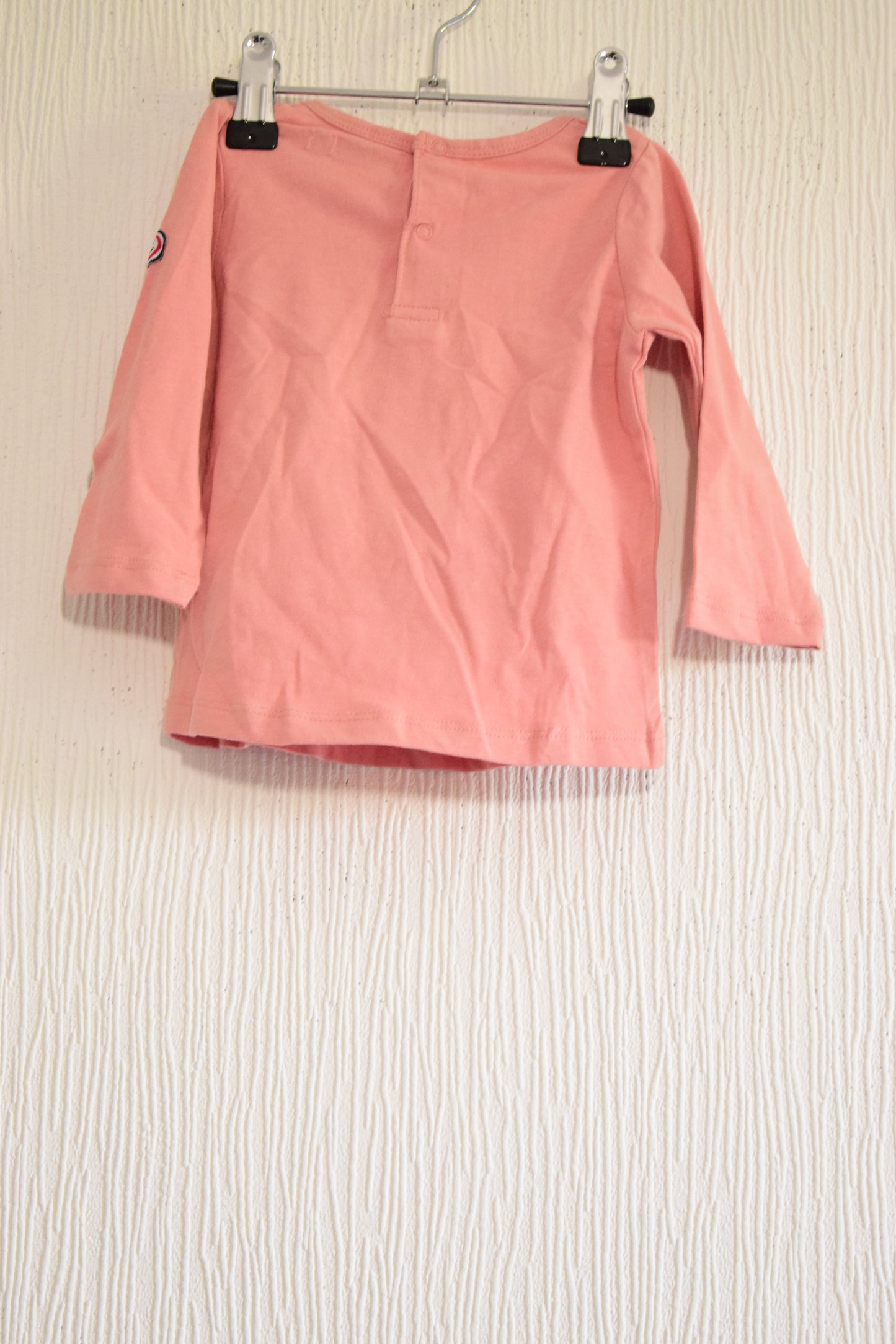 T-shirt manches longues rose enfants- Little Marcel