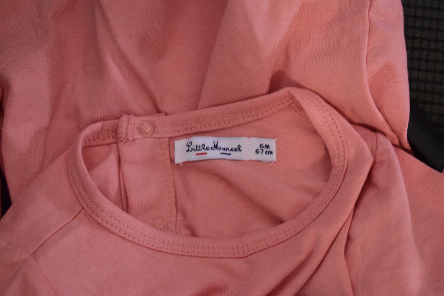 T-shirt manches longues rose enfants- Little Marcel