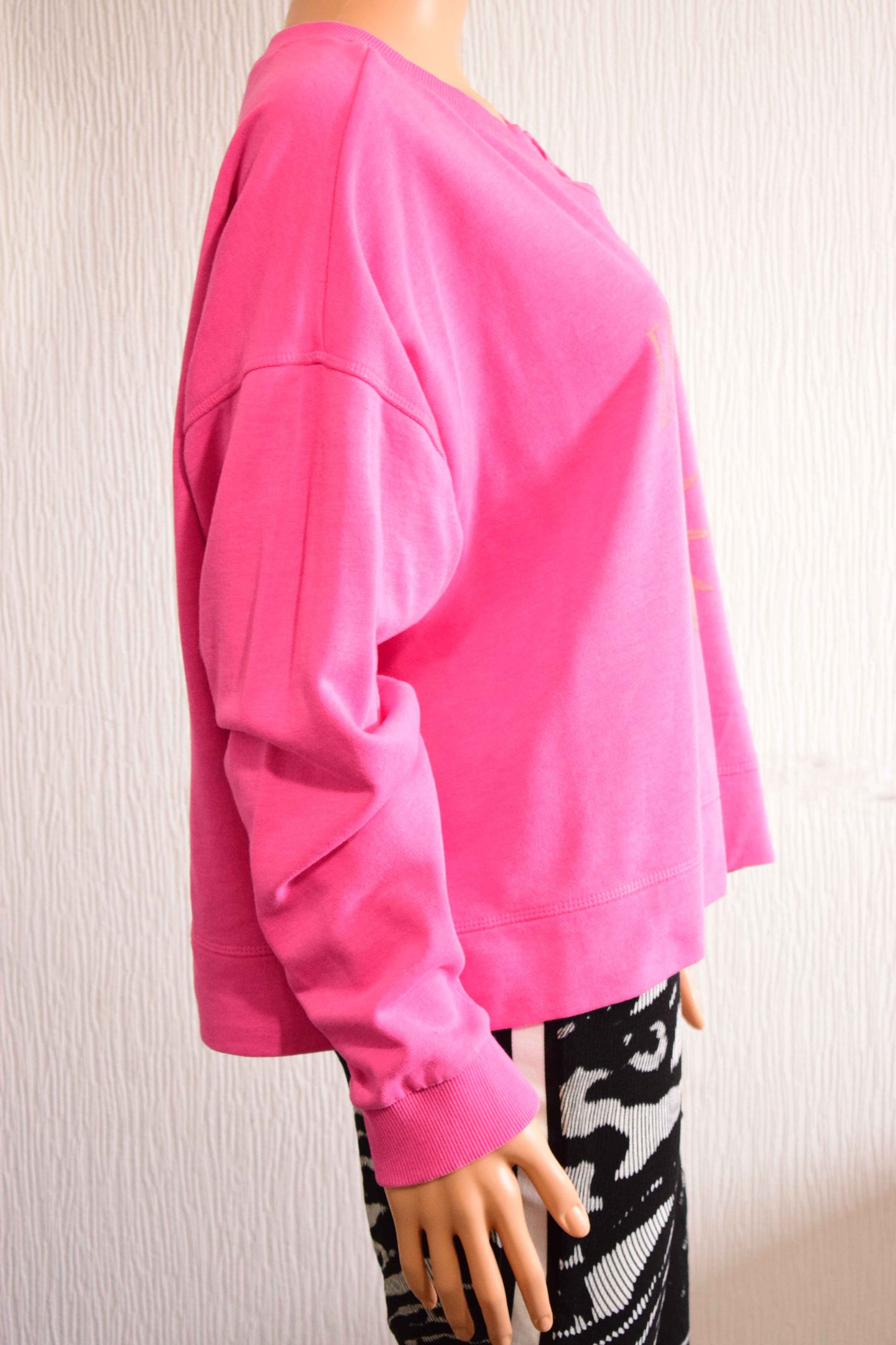 Sweat Oversize Hanes Fuchsia Soleil