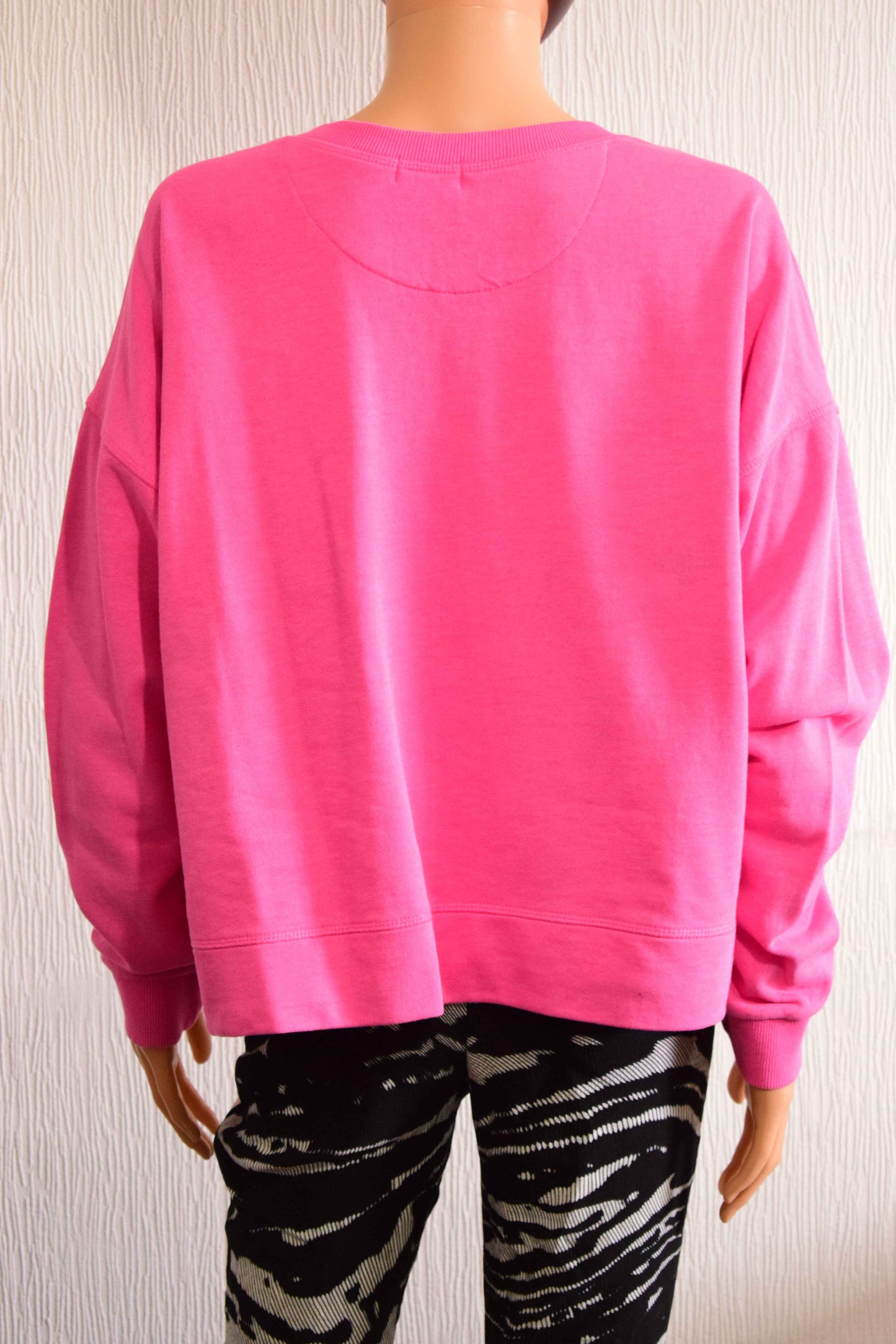Sweat Oversize Hanes Fuchsia Soleil