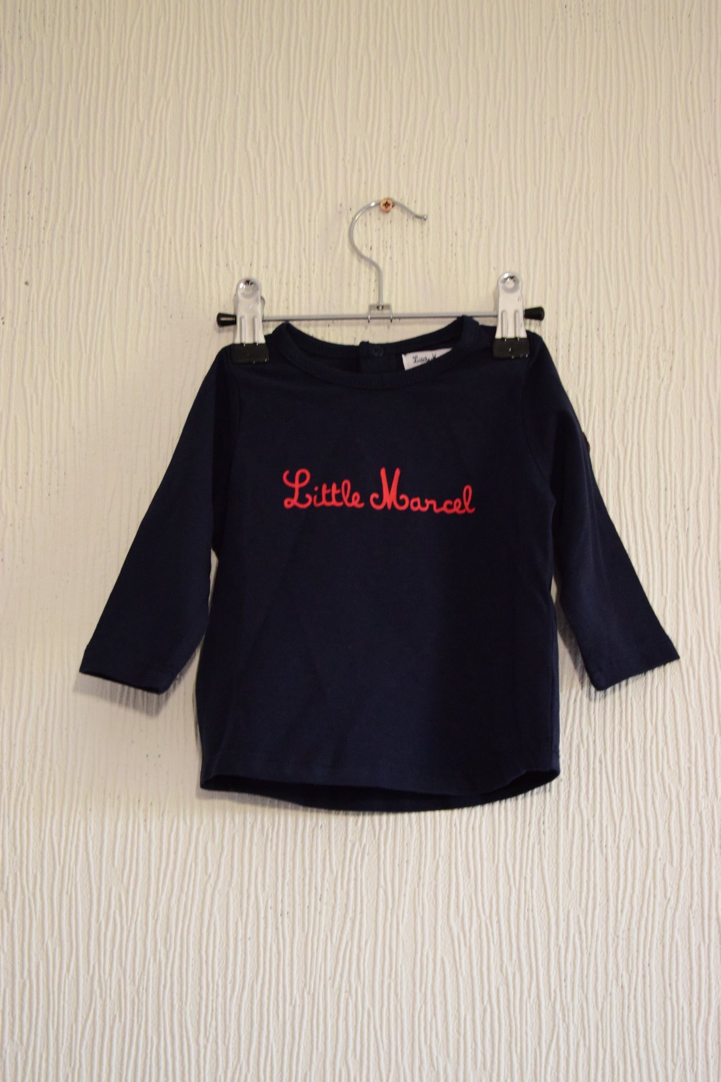 T-shirt manches longues rose enfants- Little Marcel