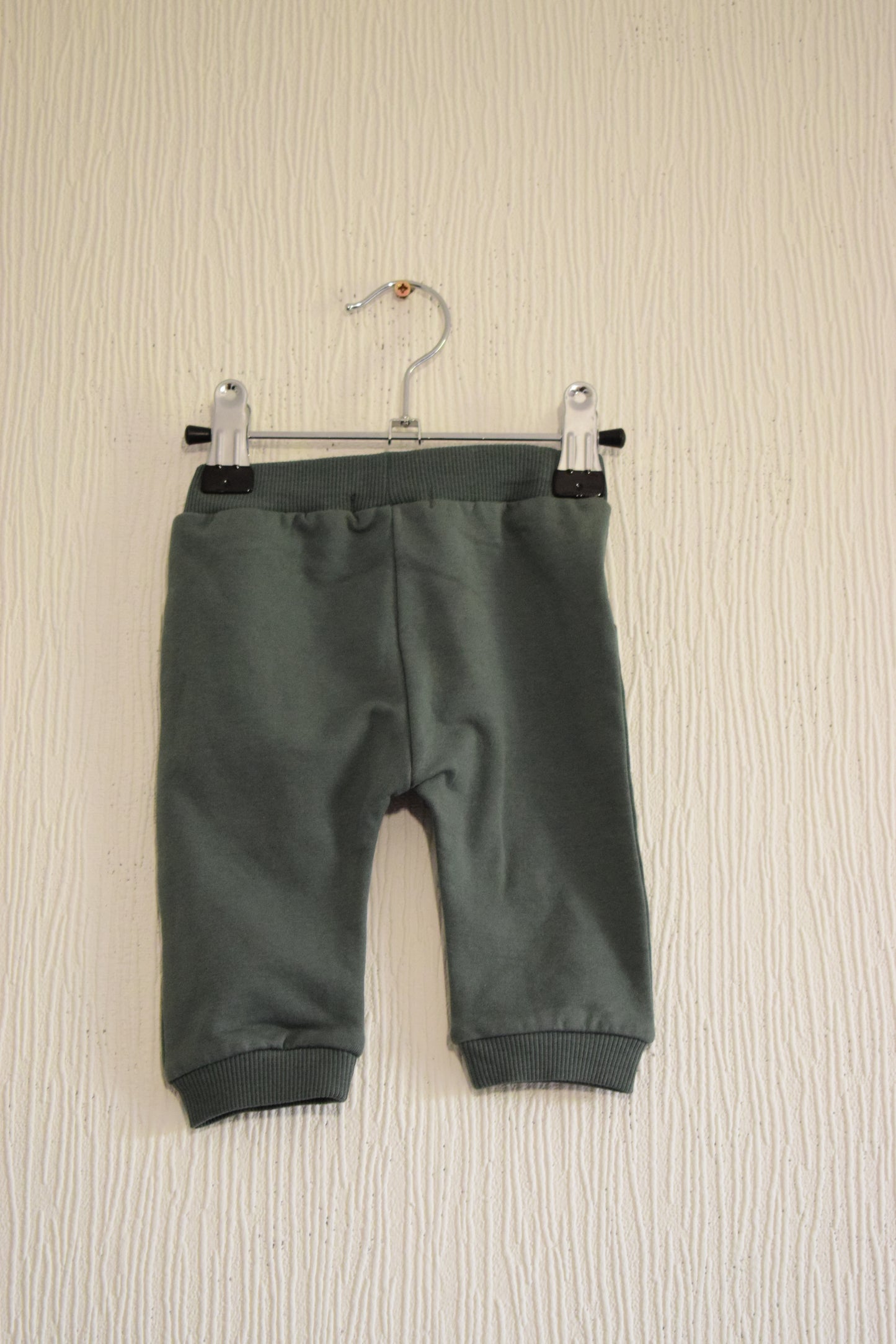 Pantalon de jogging en molleton vert kaki - Enfant 1-2 Mois