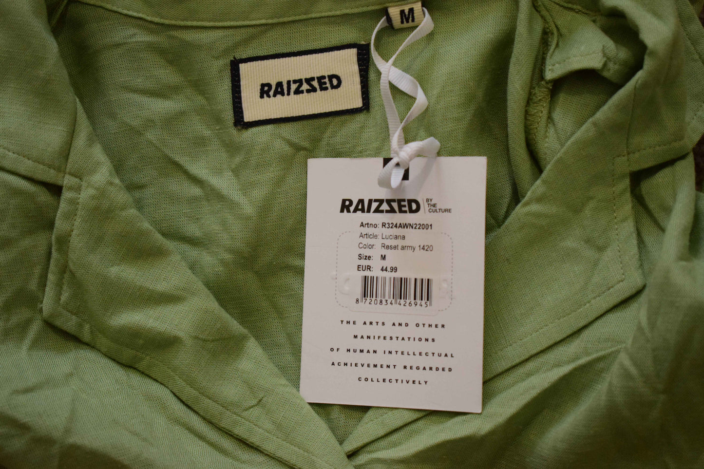 Blouse/top femme vert M