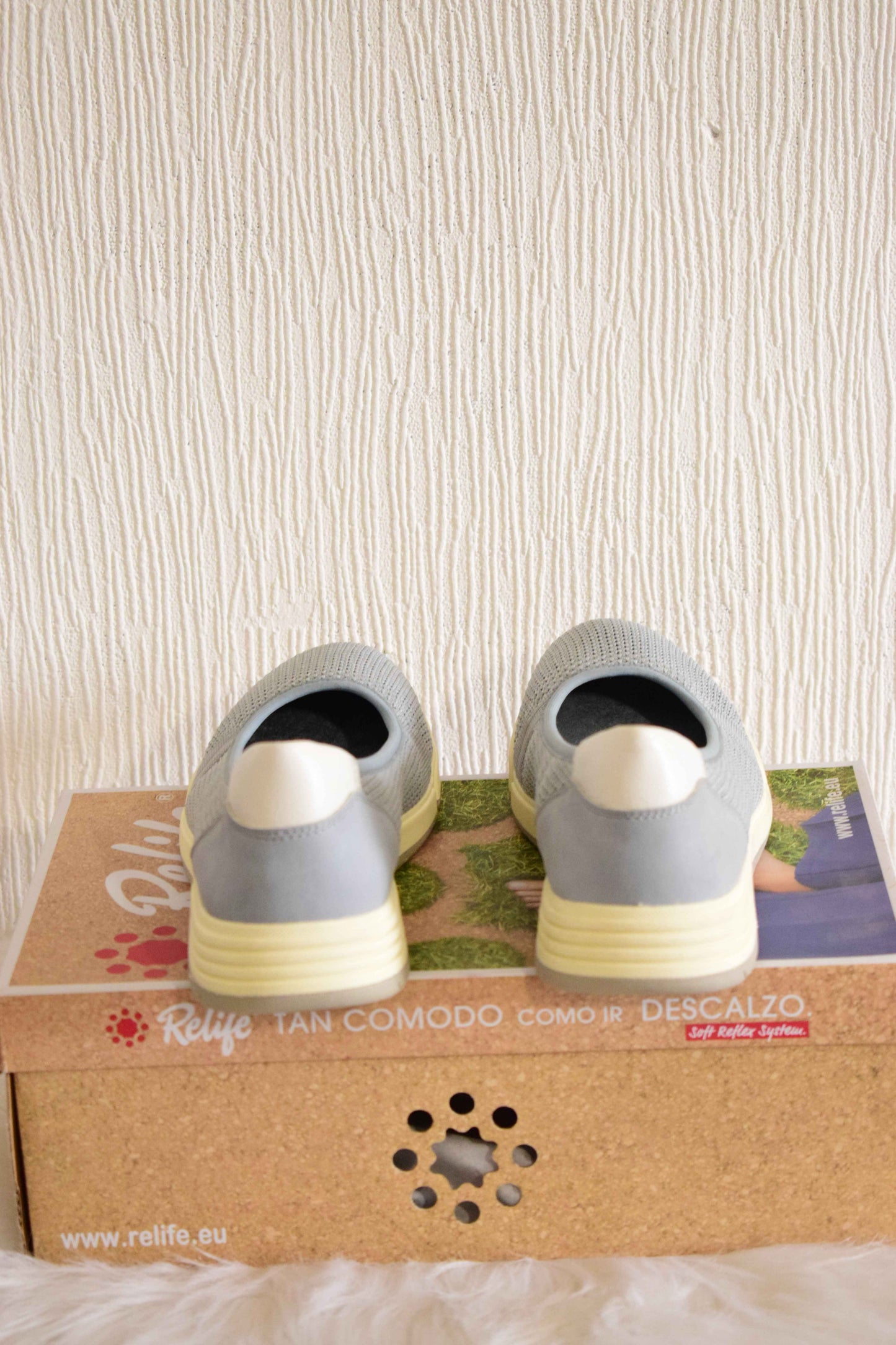 Chaussures Mousse Ergonomiques Bleu Ciel & Semelle Amortissante – Relife 37