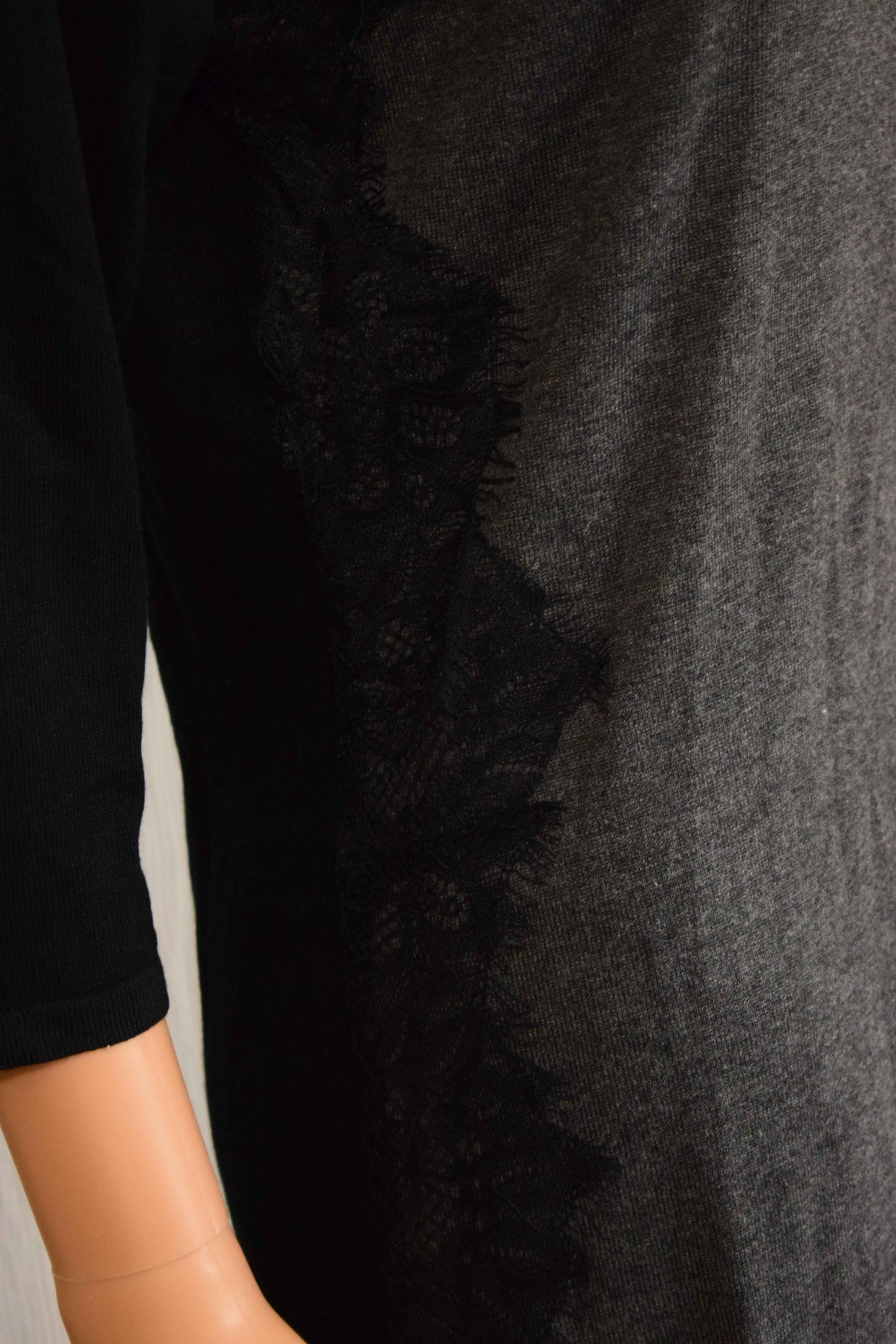 Robe femme Lovetrend – Gris anthracite/Noir – Taille L
