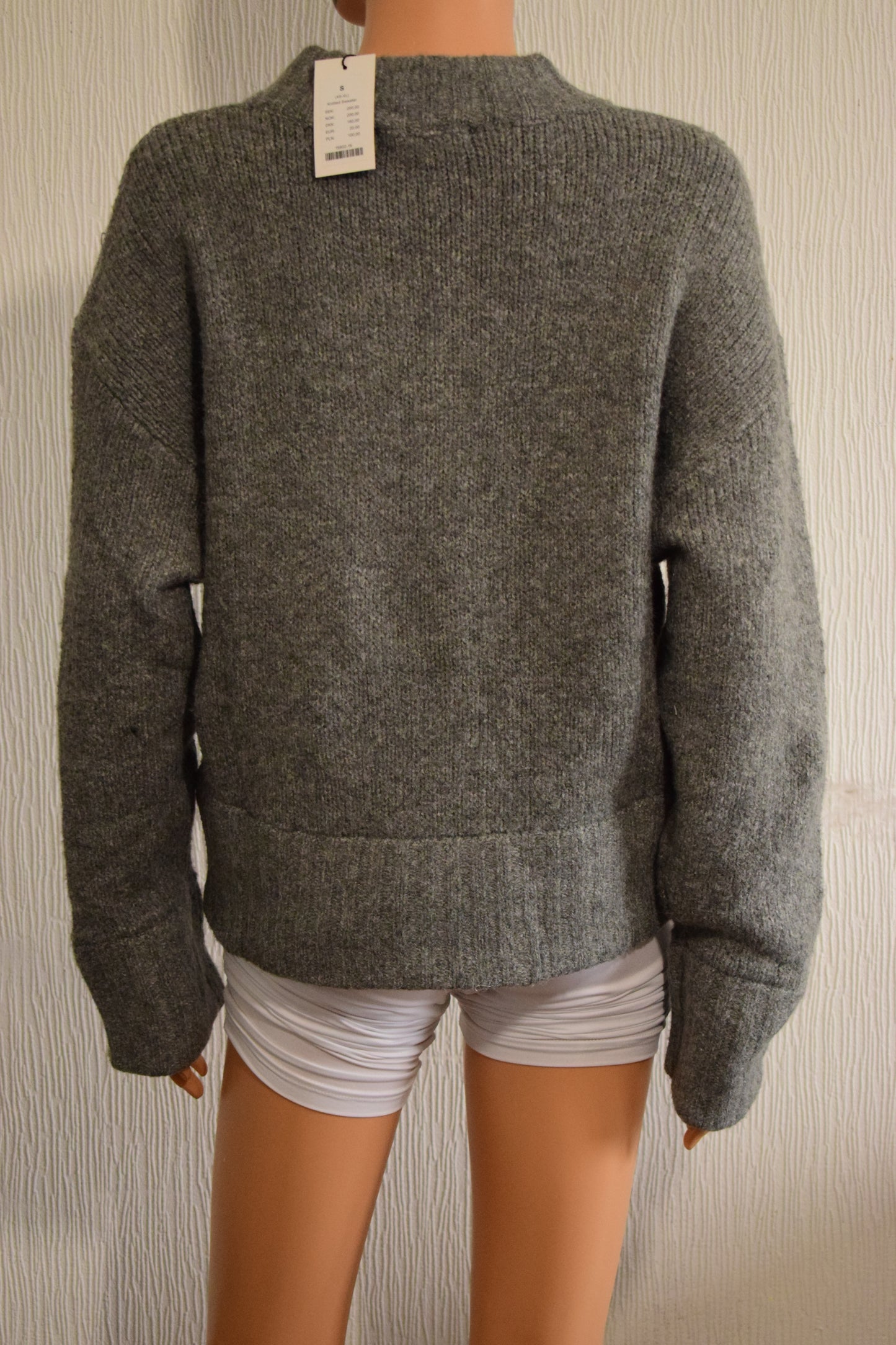 Gilet zippé femme 157 – Gris chiné – Taille S
