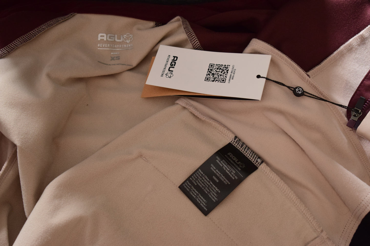 Veste cyclisme Agu XS - Bordeaux