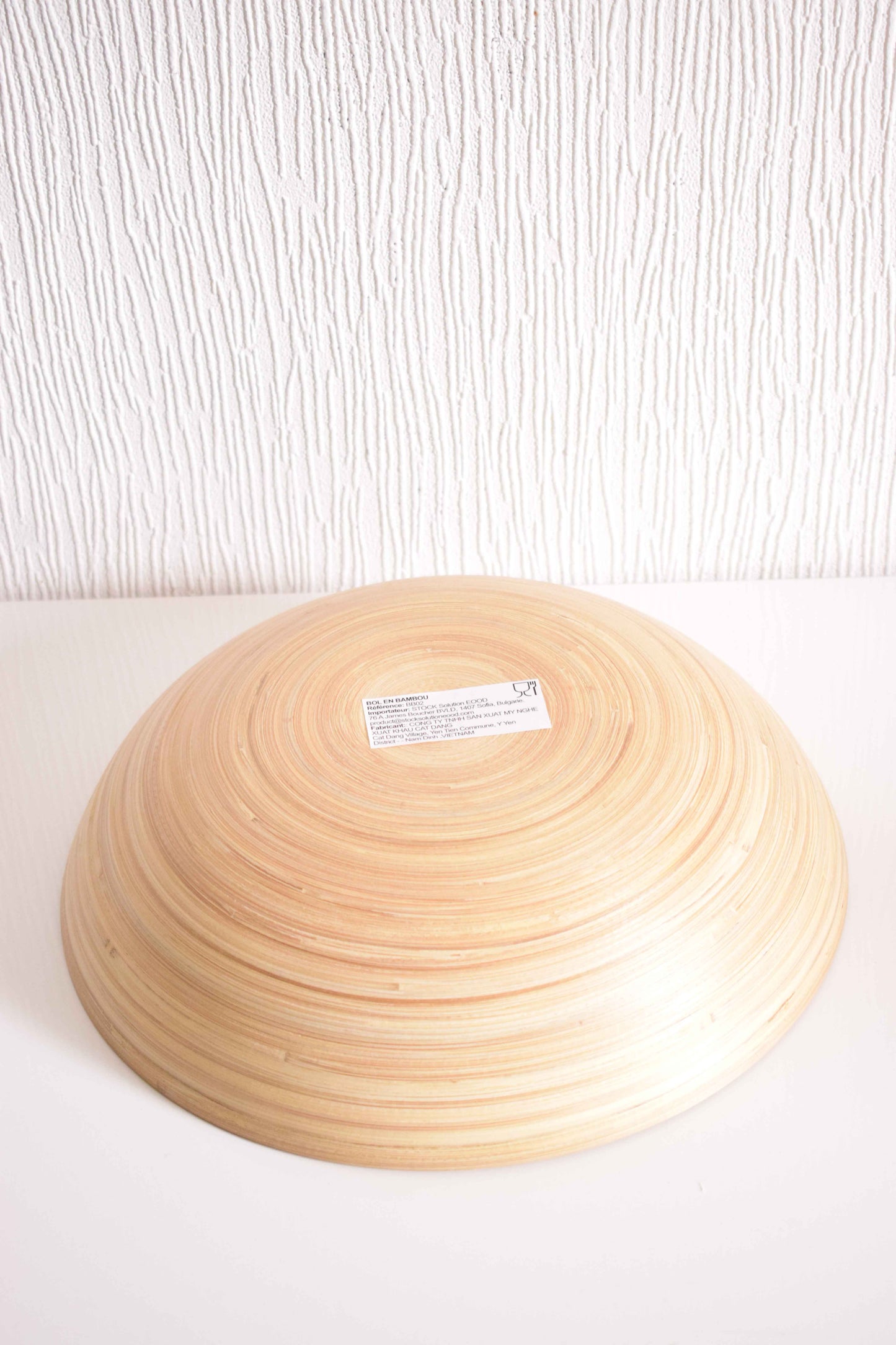 Grand Saladier en Bambou Naturel
