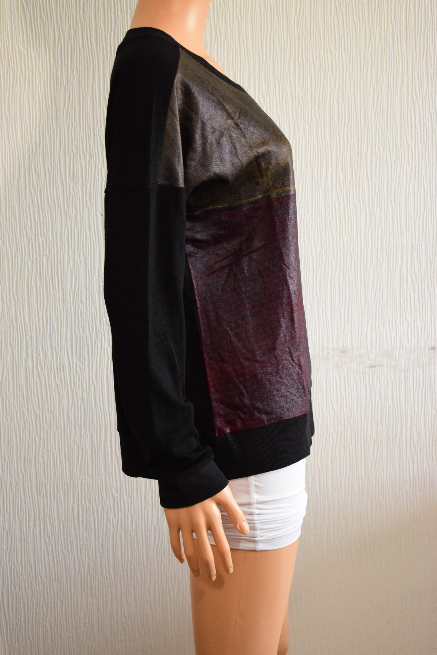 Pull femme Soggo – Bordeaux/Kaki/Noir