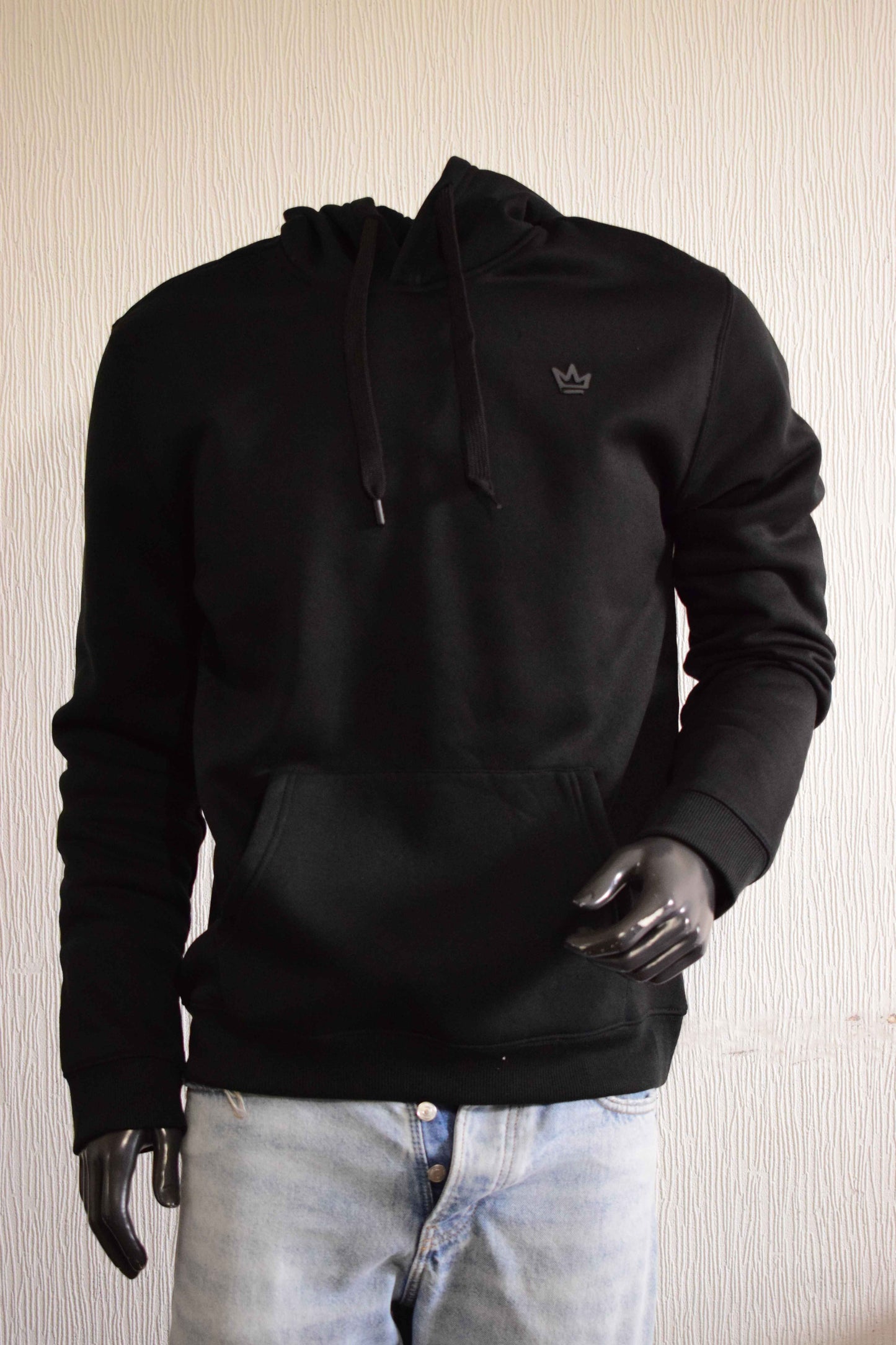 Sweat à capuche homme Chess King – Noir – L