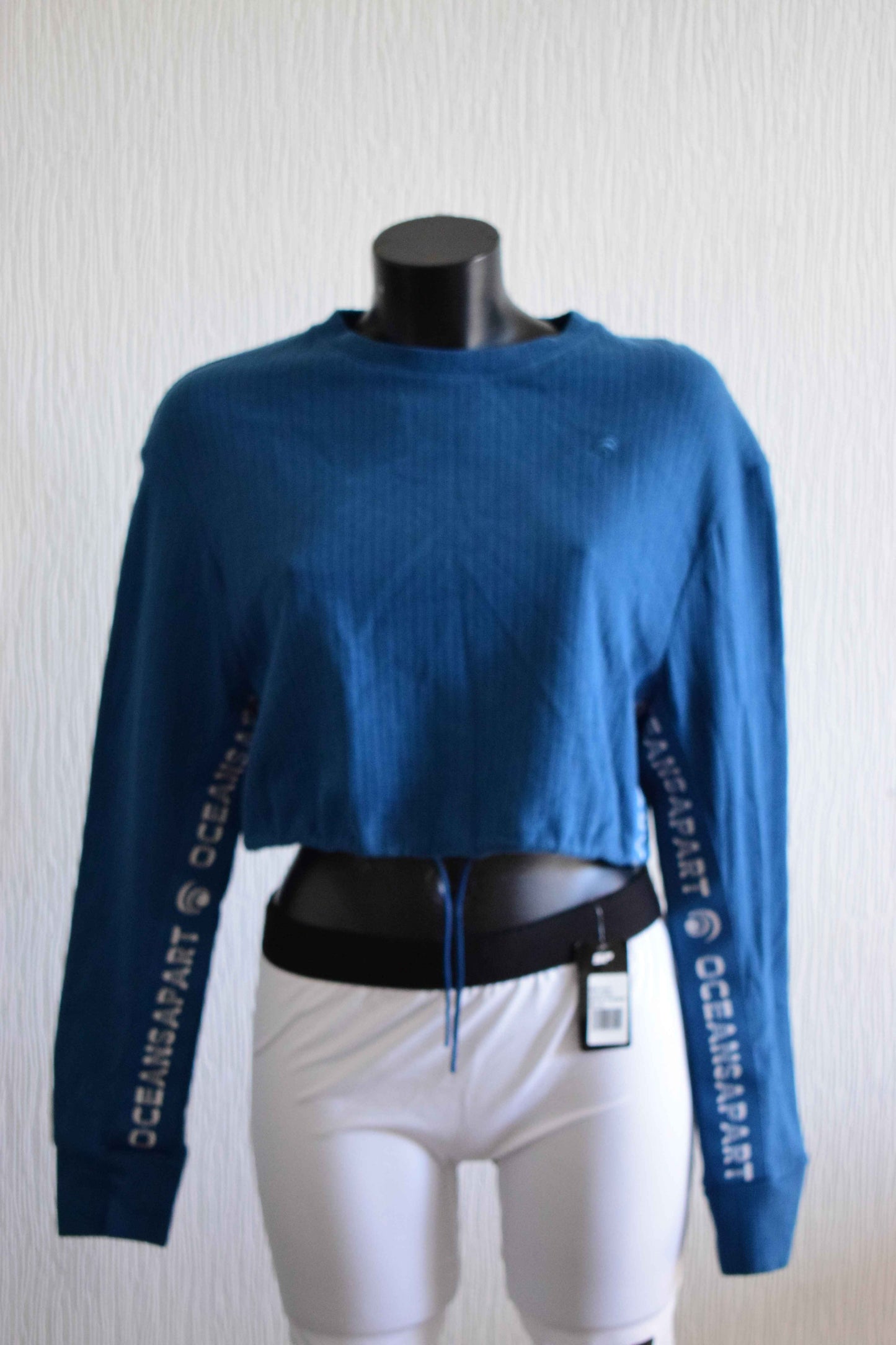 Crop /Top Sweat  Bleu Canard – Oceansapart S