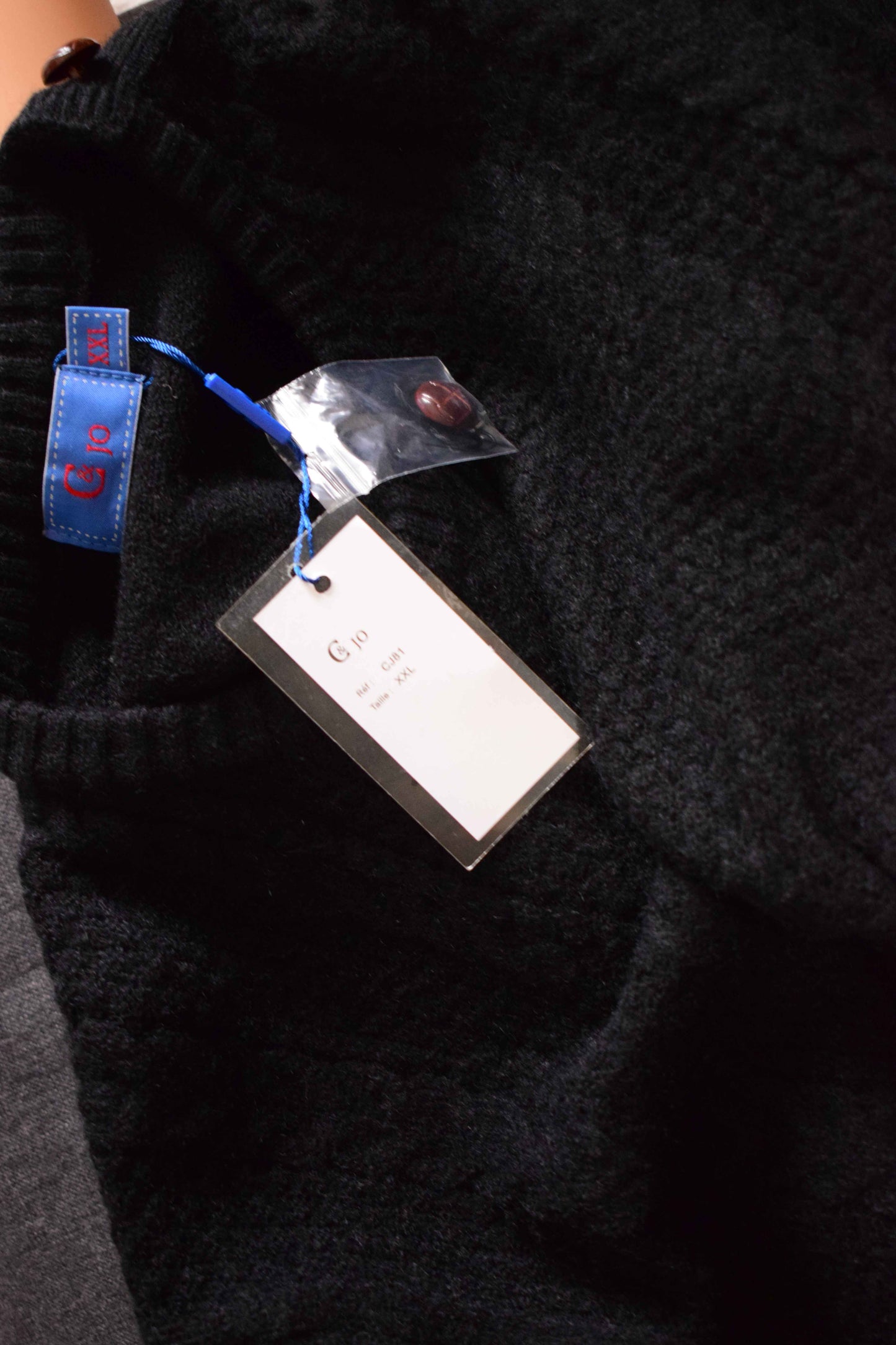 Pull noir femme G&jo xxl