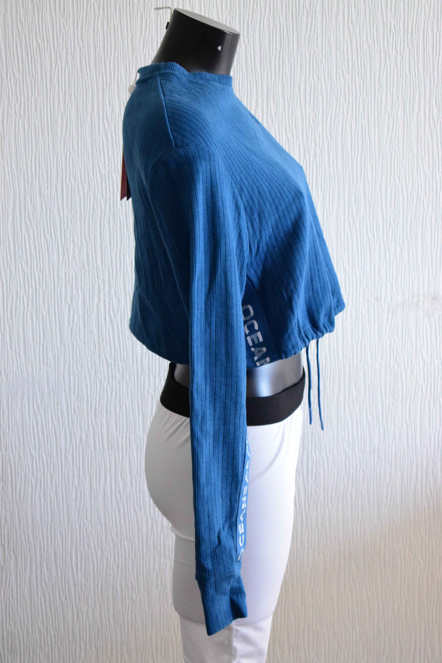 Crop /Top Sweat  Bleu Canard – Oceansapart S