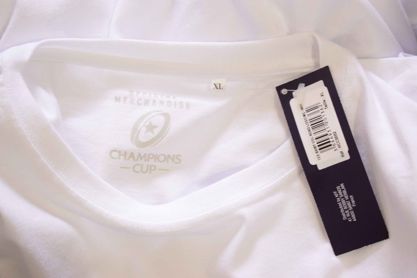 T-shirt Champions Cup Édition Premium Blanc