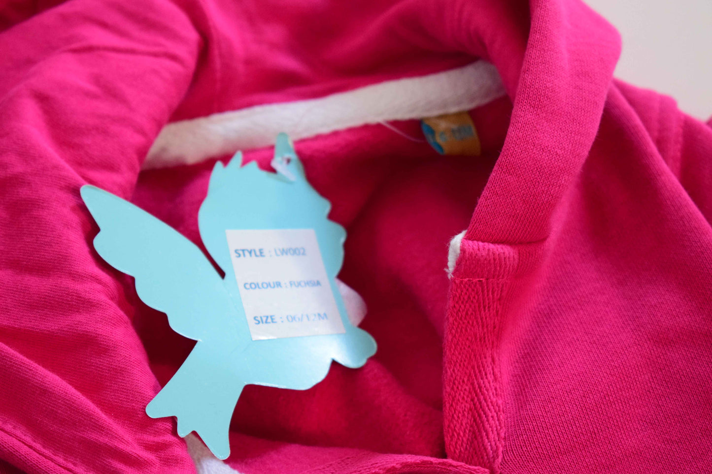 Sweat à Capuche Larkwood Fuchsia 6-12 Mois