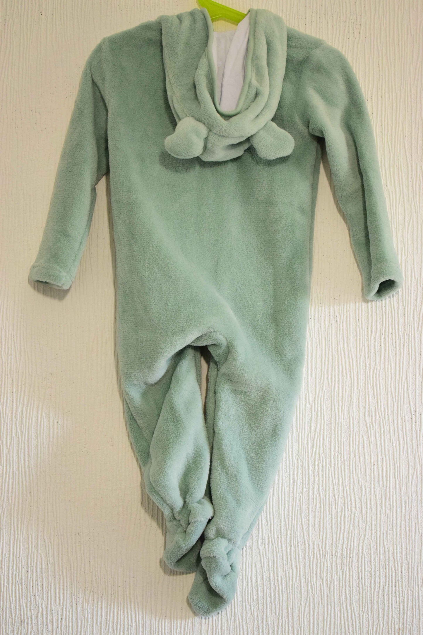 Pyjama grenouillère en polaire verte Mickey Mouse 74-80 cm