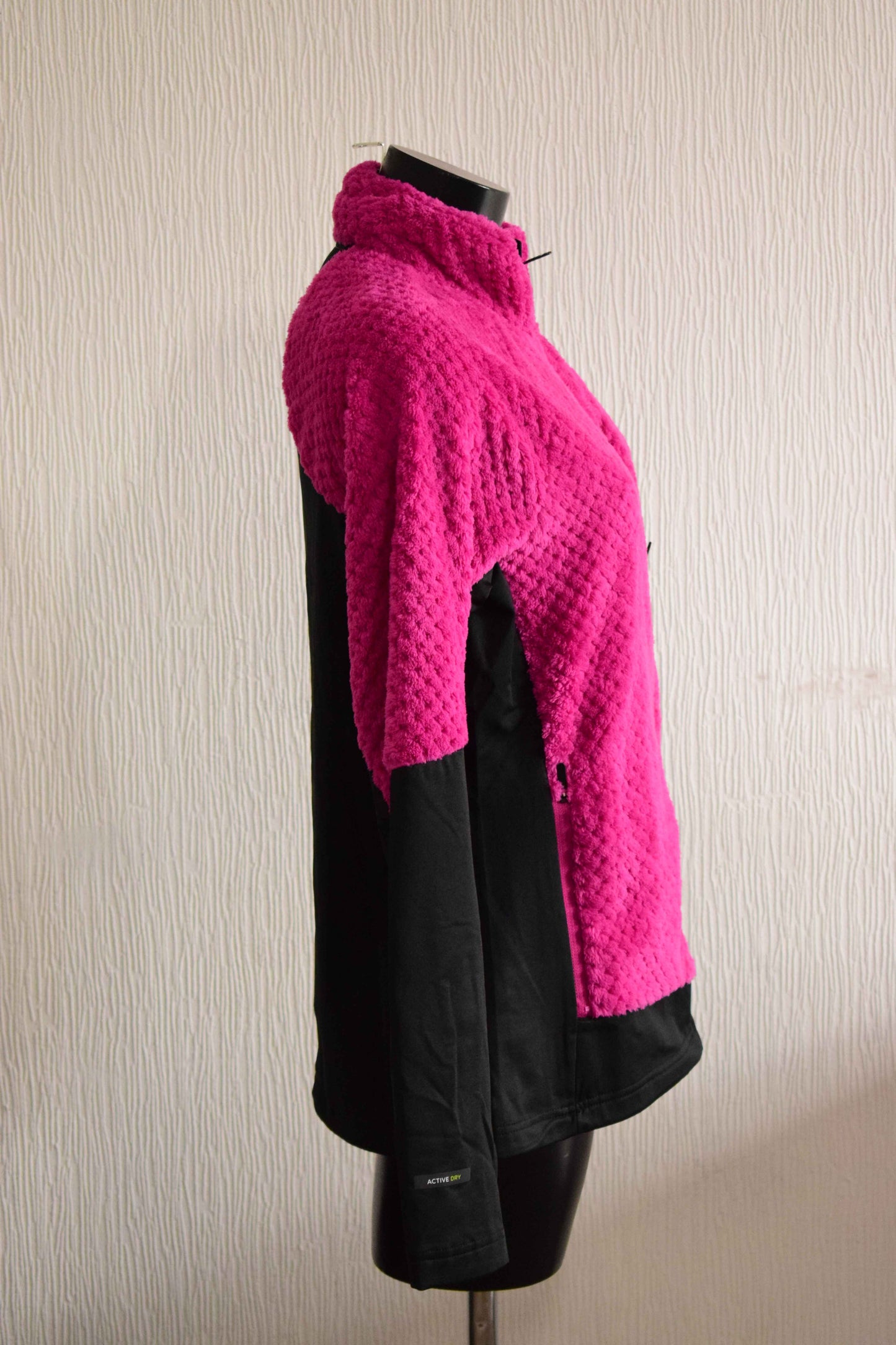 Veste halti imperméable Noir/Fuchsia