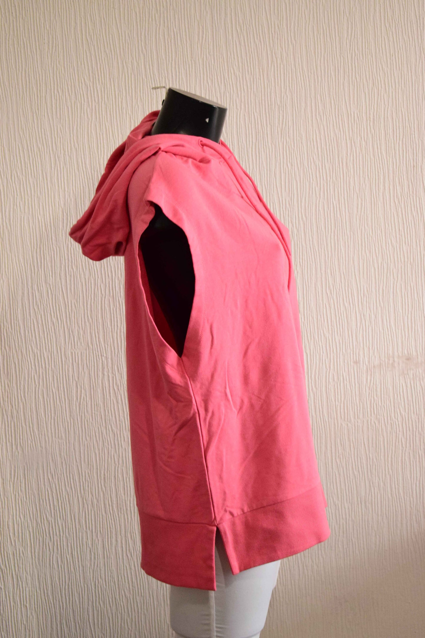 Sweat sans manches à capuche S