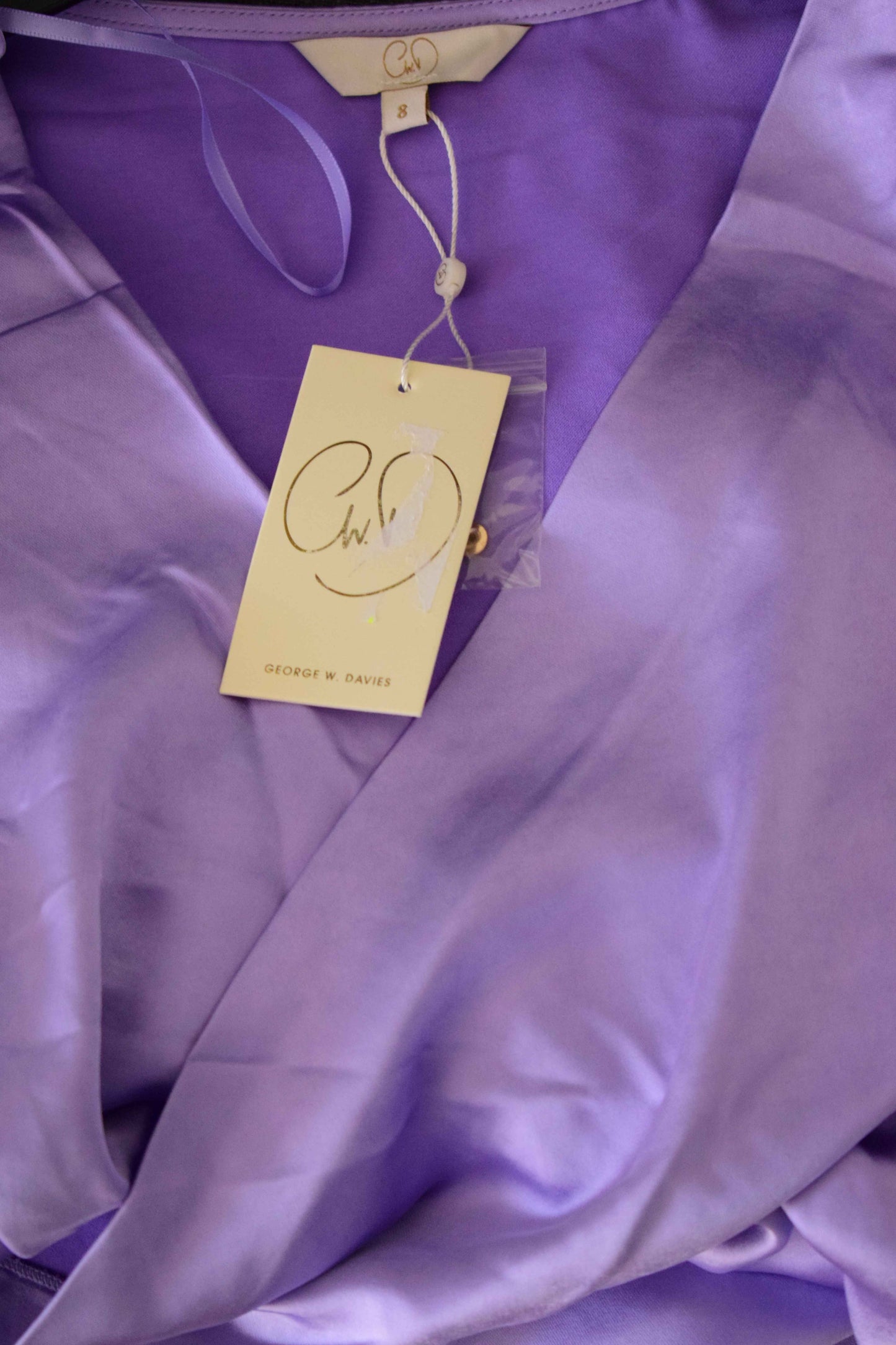 Robe midi George Davies  Bleu Royal