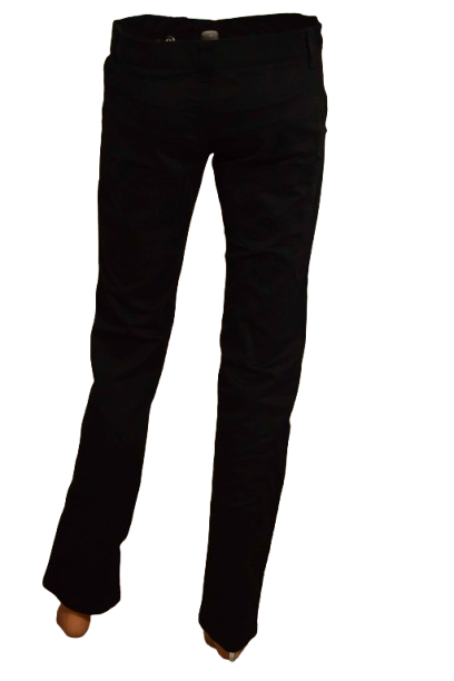 Pantalon Slim Noir "Monochrome Pitch Black" M