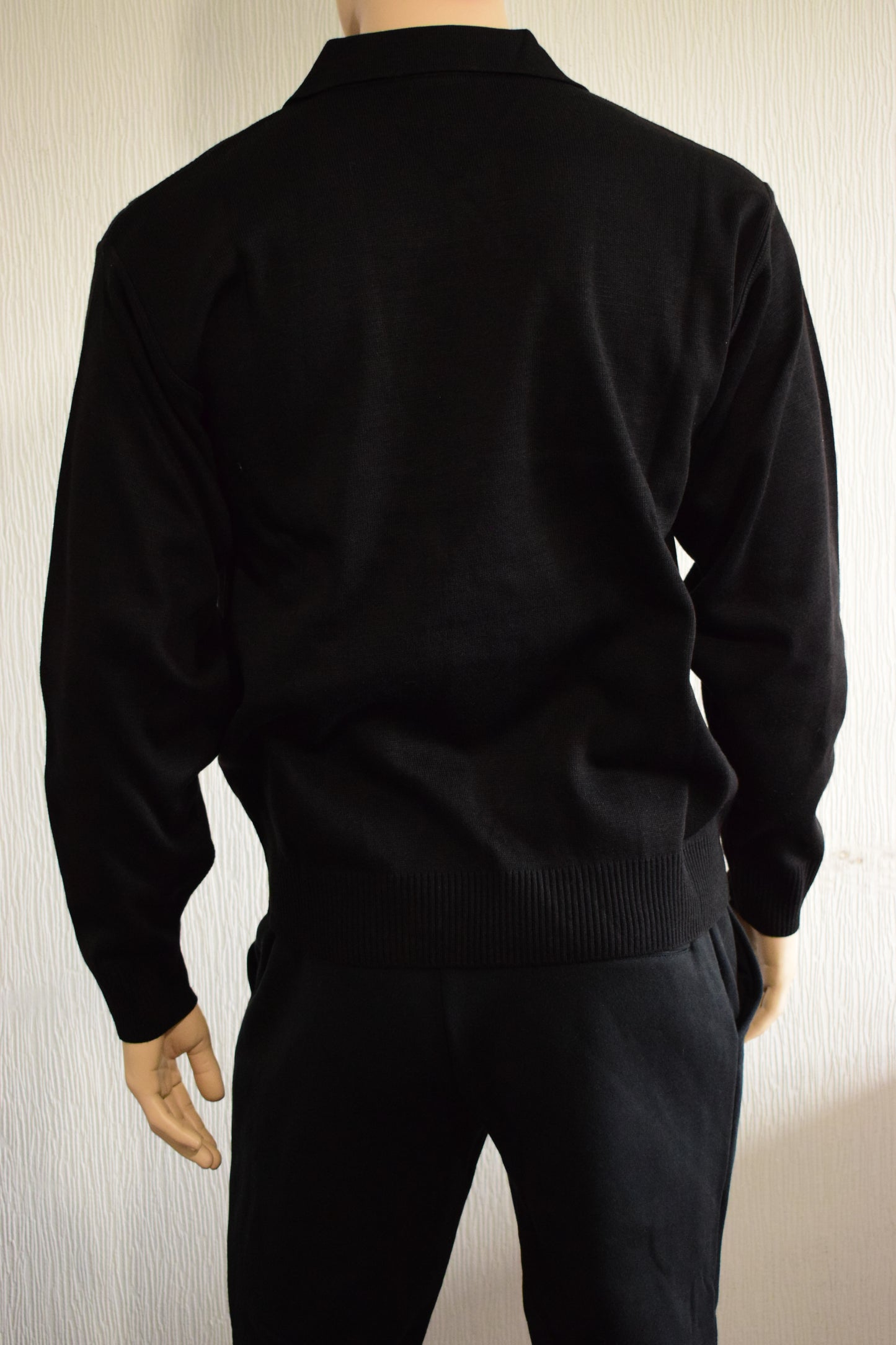 Pull polo homme Teddix – Noir – Taille L