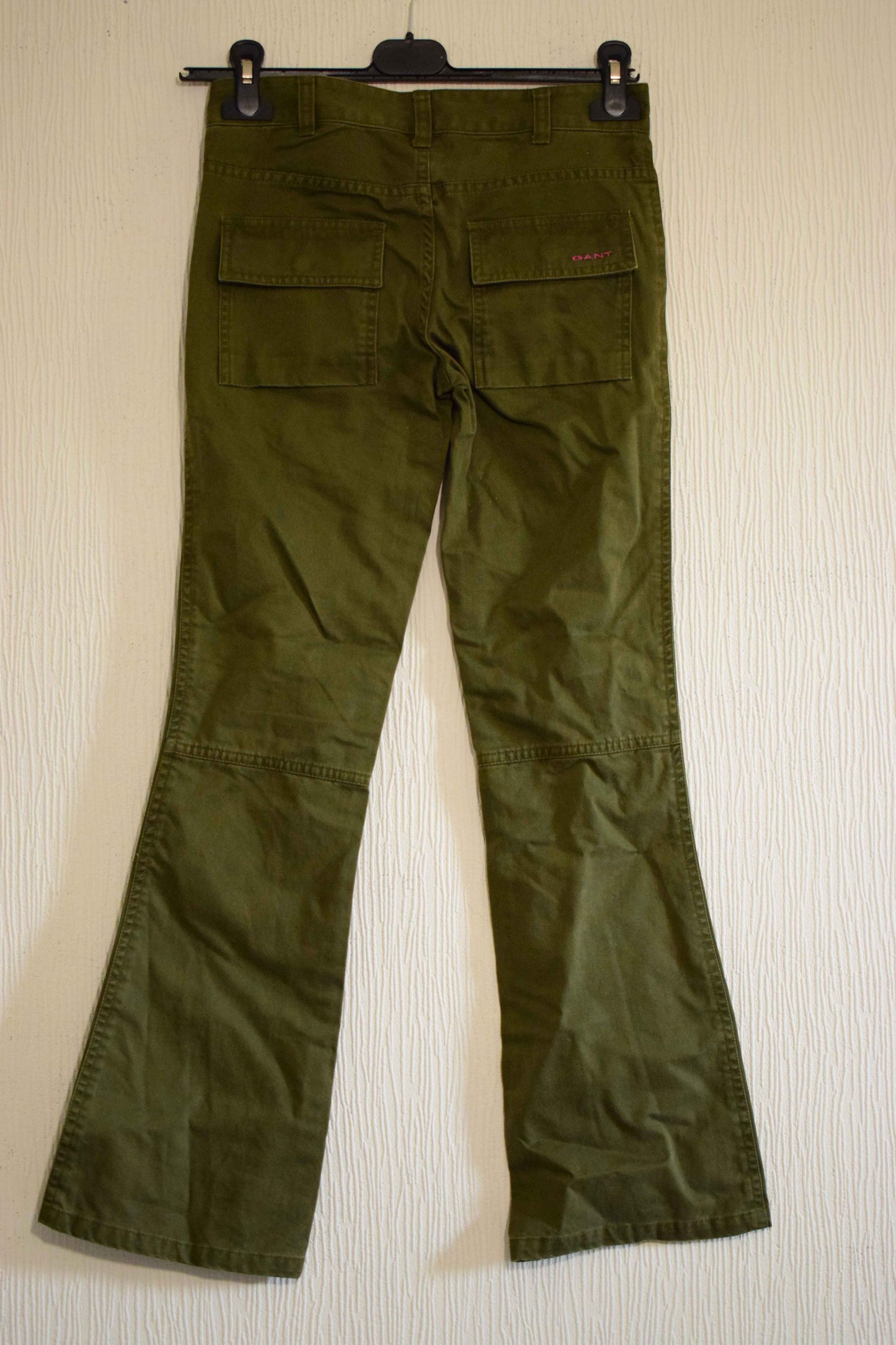 Pantalon chino coupe évasée vert olive - GANT enfants 12 Ans