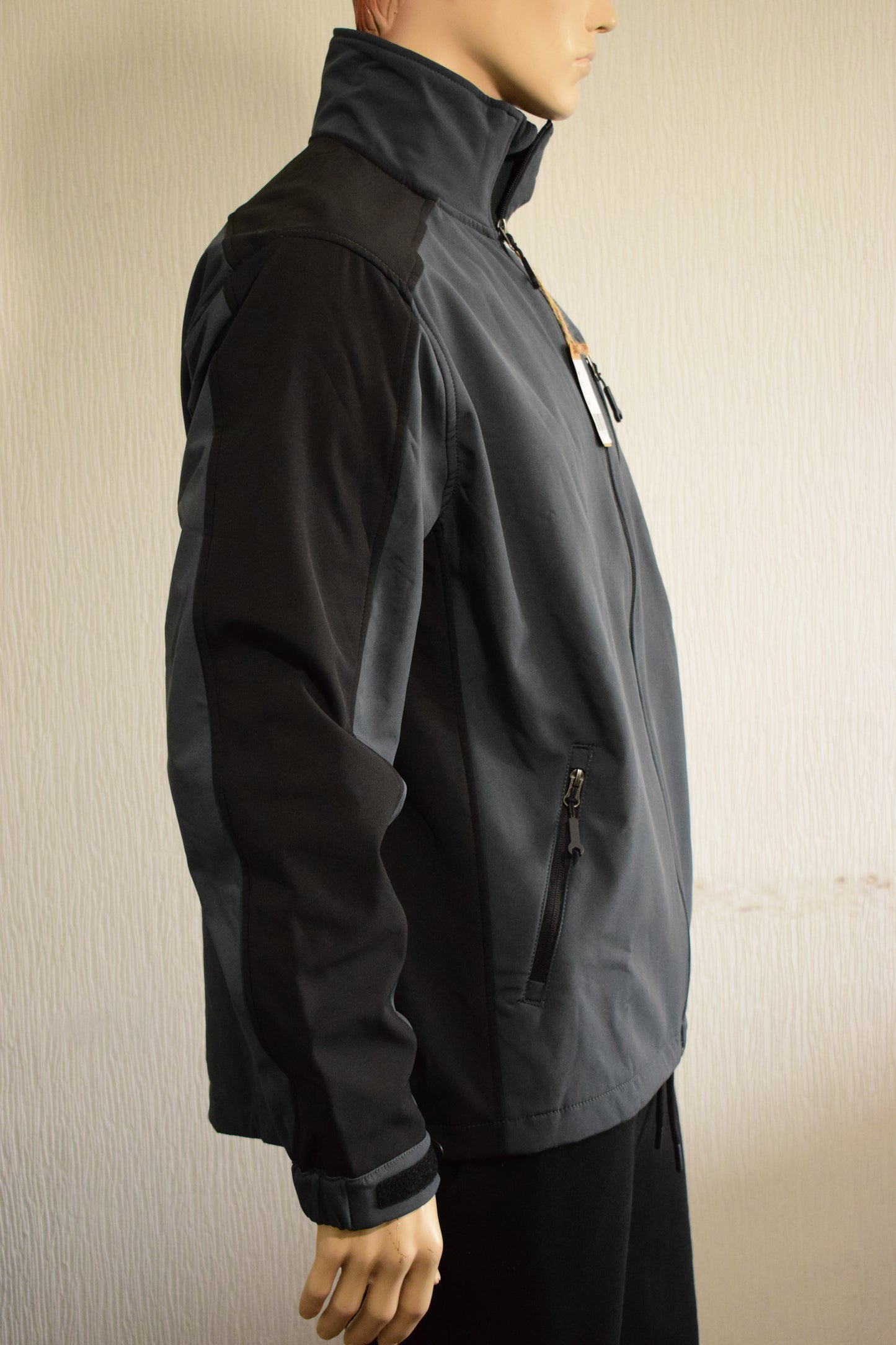 Veste softshell homme – Gris anthracite/Noir – Taille XL