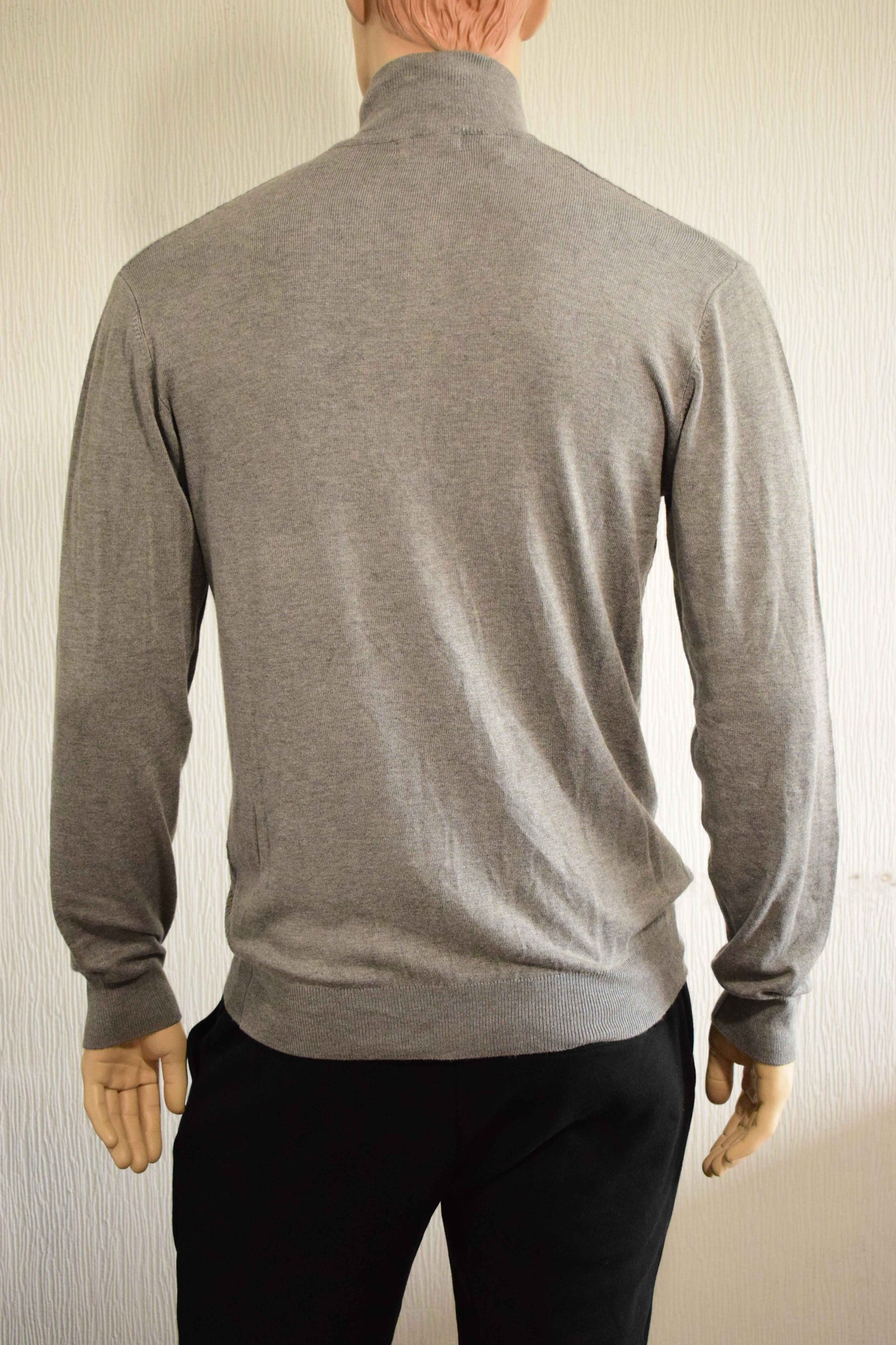 Cardigan zippé col montant Cotton & Silk