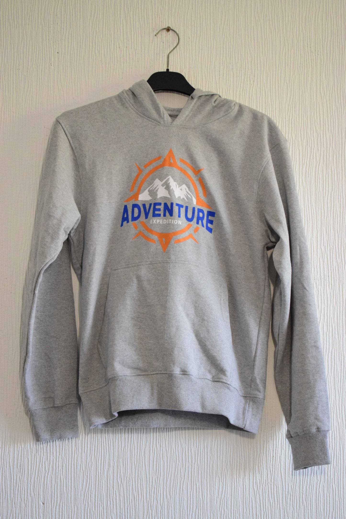 Sweat à Capuche Gris "Adventure Expedition