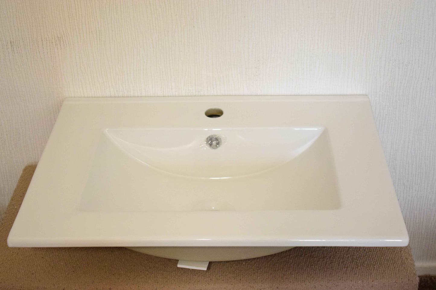 Allibert Vasque Céramique Lavabo Salle de Bain 60 cm