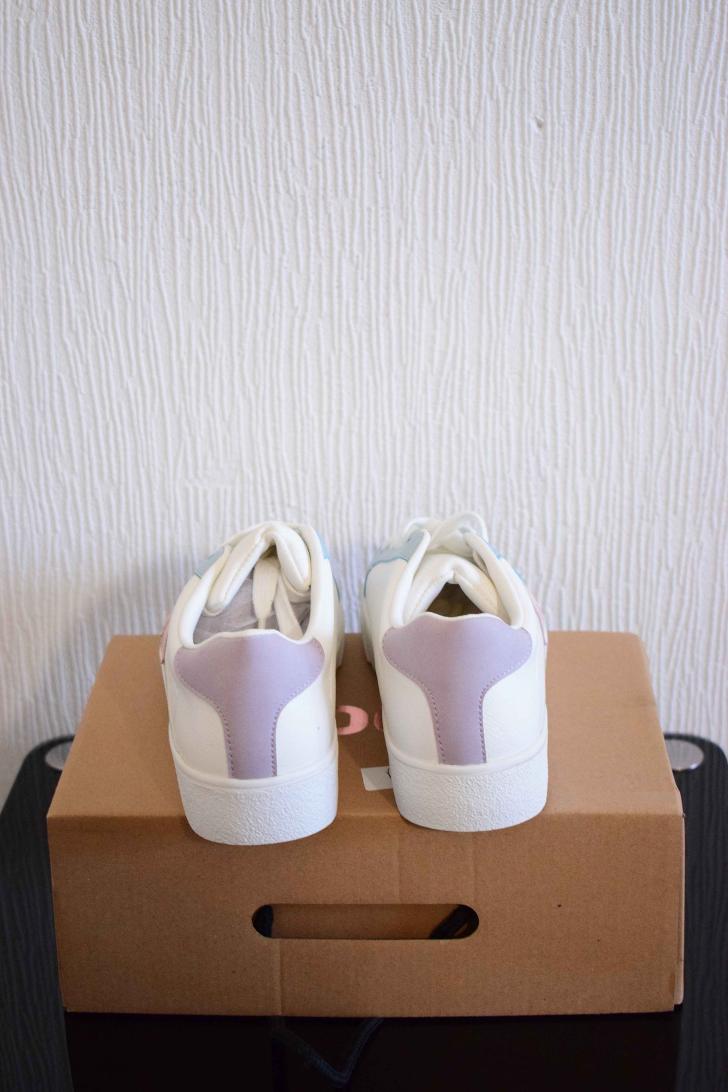 Sneakers femme Moow – Blanc multicolore pastel