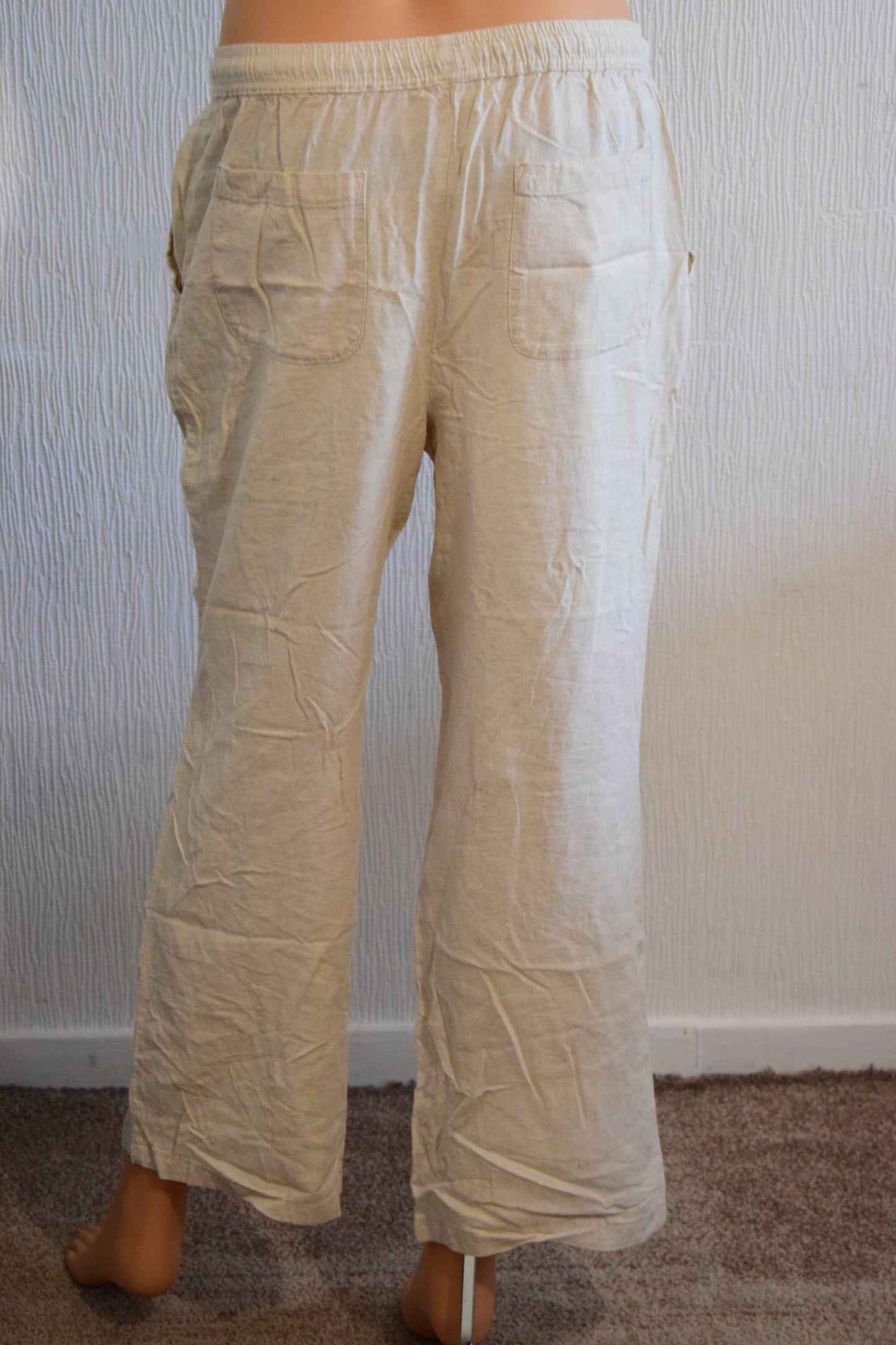 Pantalon femme Madlady – Beige naturel – Taille S