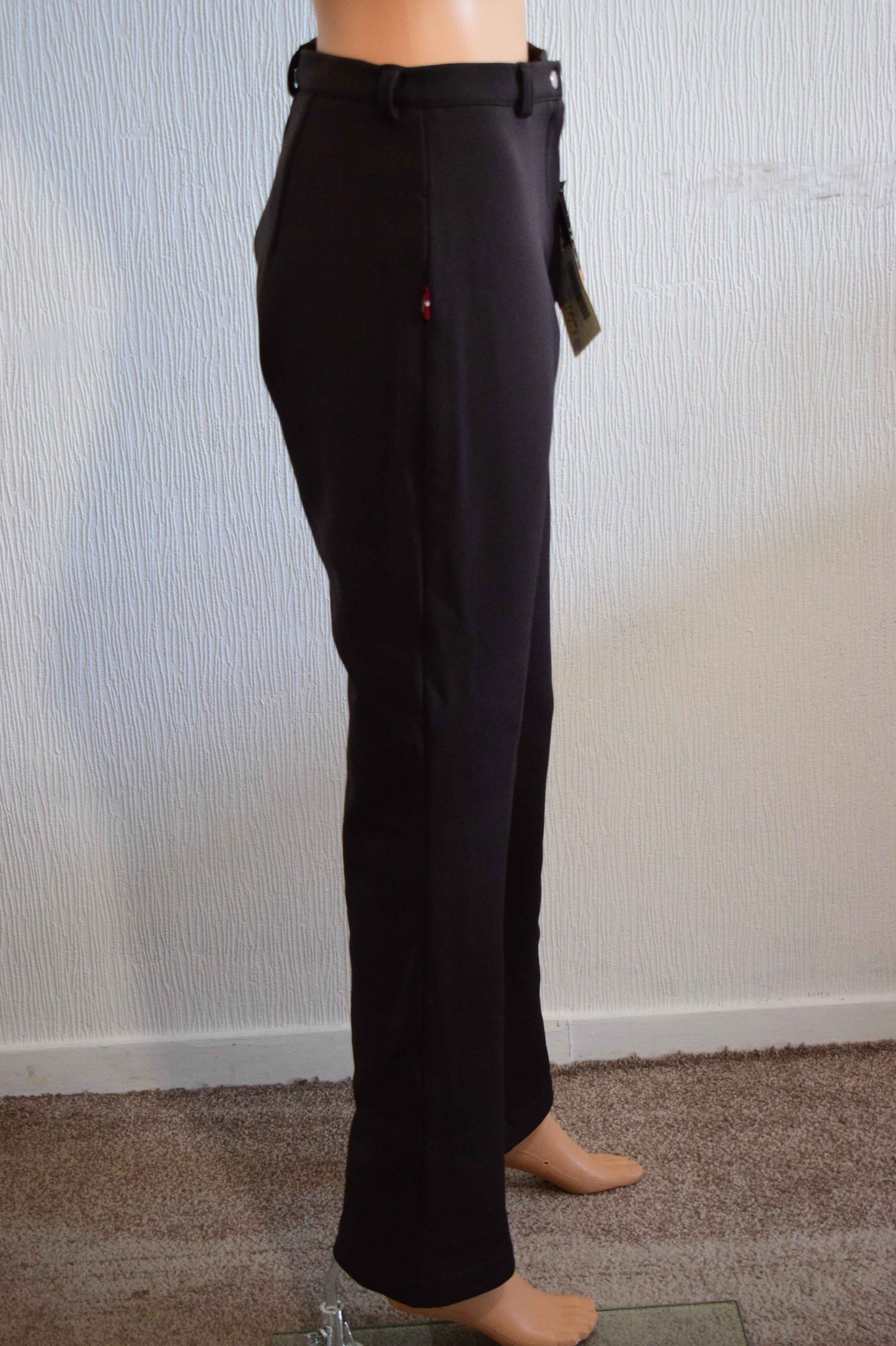 Pantalon Élégance Chateau Beau-cedre Marron Coupe Droite 40