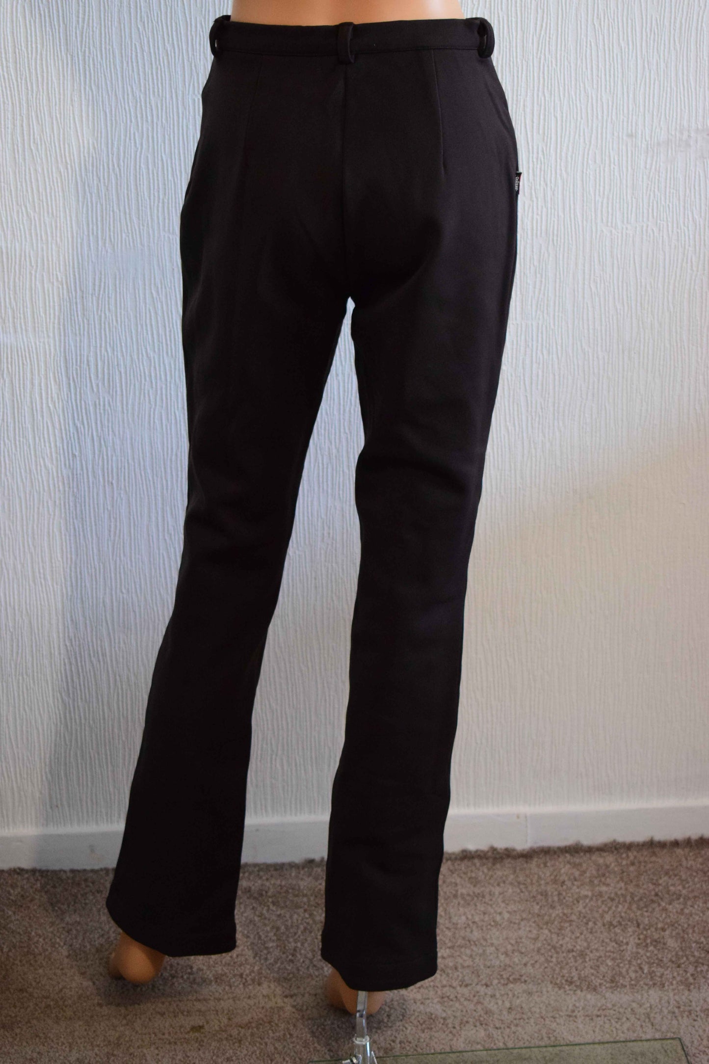 Pantalon Élégance Chateau Beau-cedre Marron Coupe Droite 40
