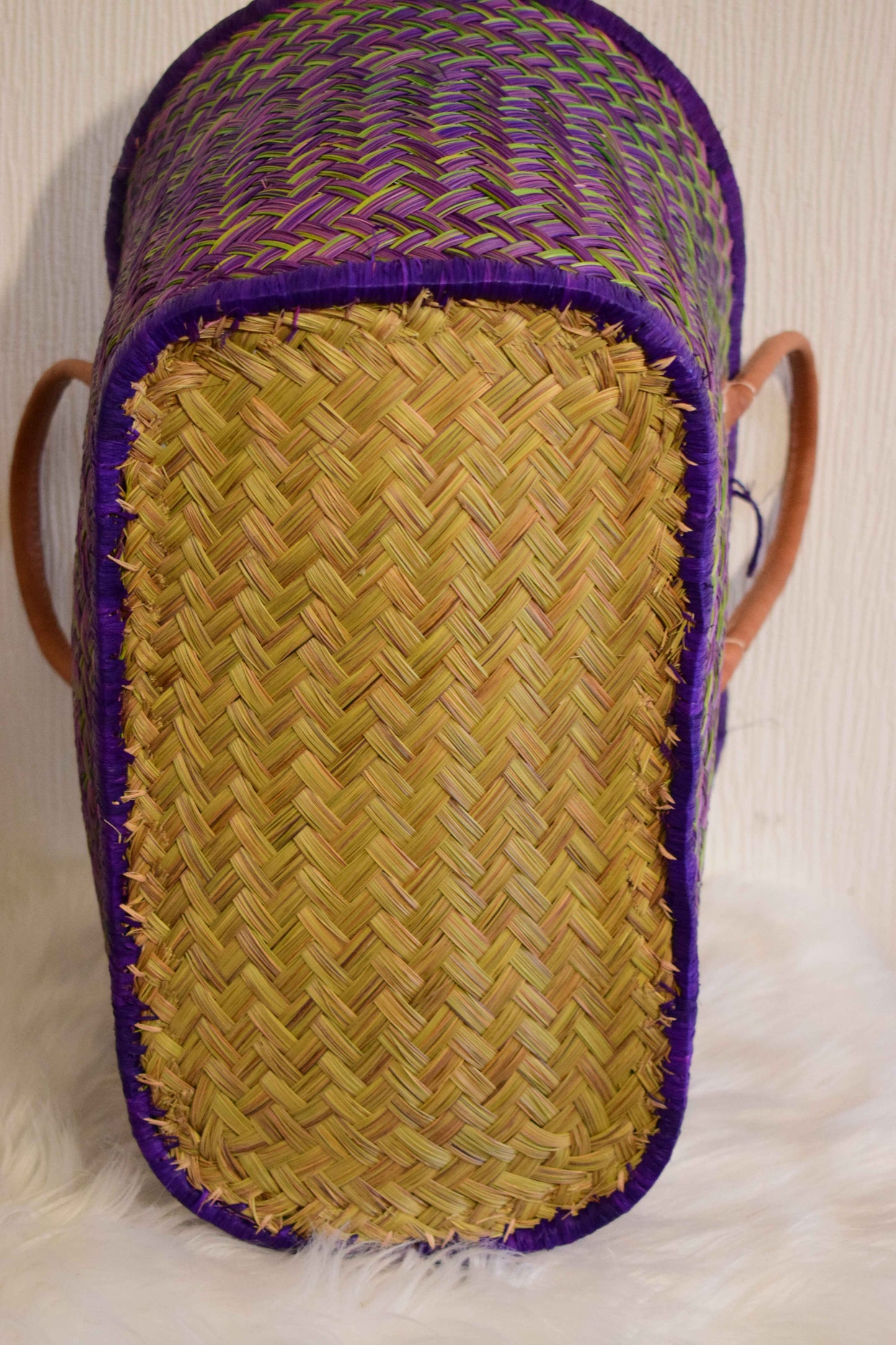 Panier tressé artisanal Madagascar