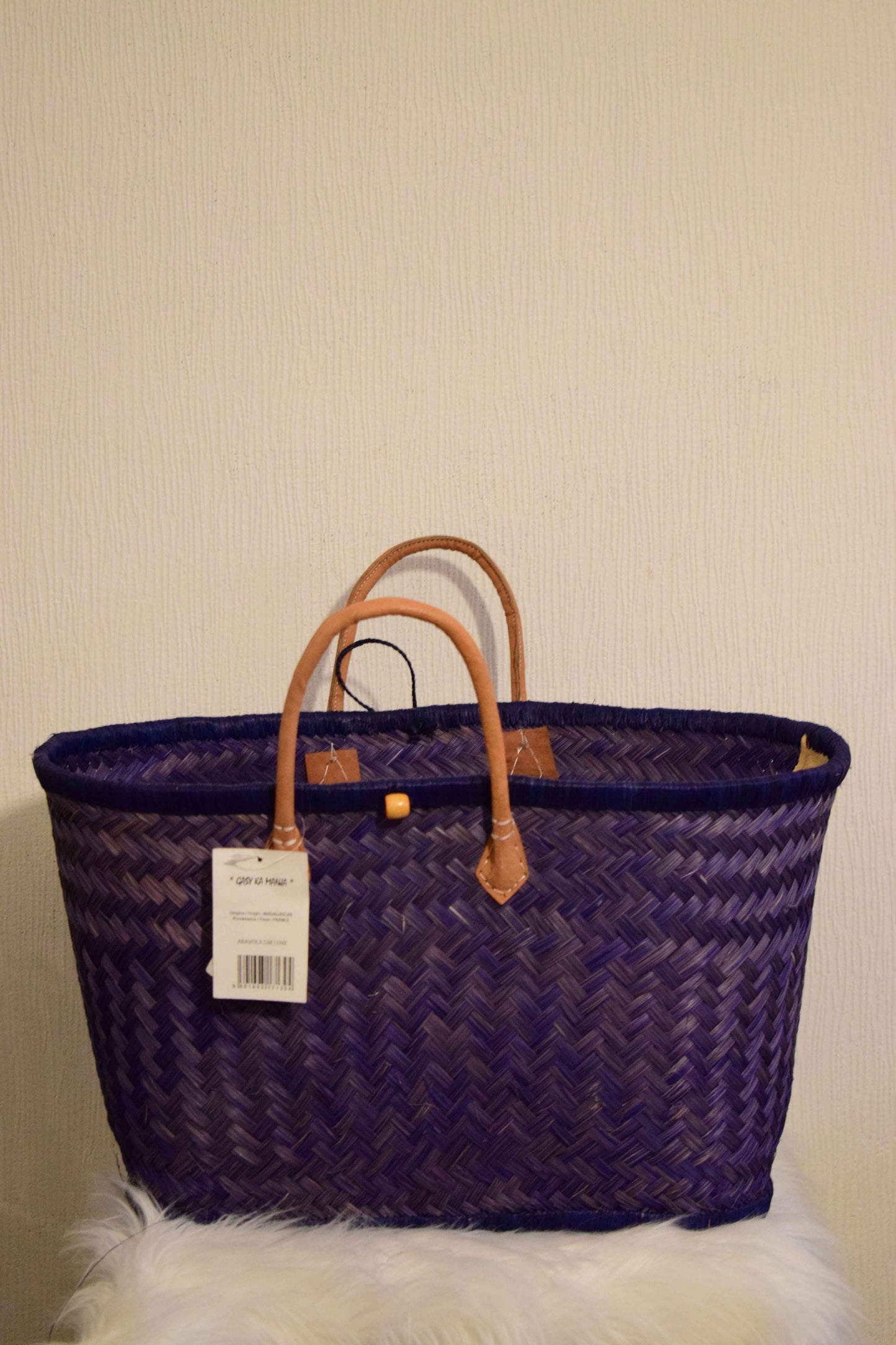 Panier tressé artisanal Madagascar