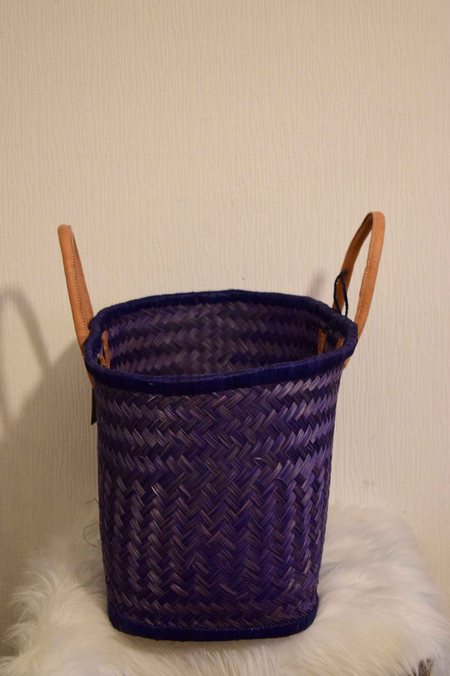 Panier tressé artisanal Madagascar