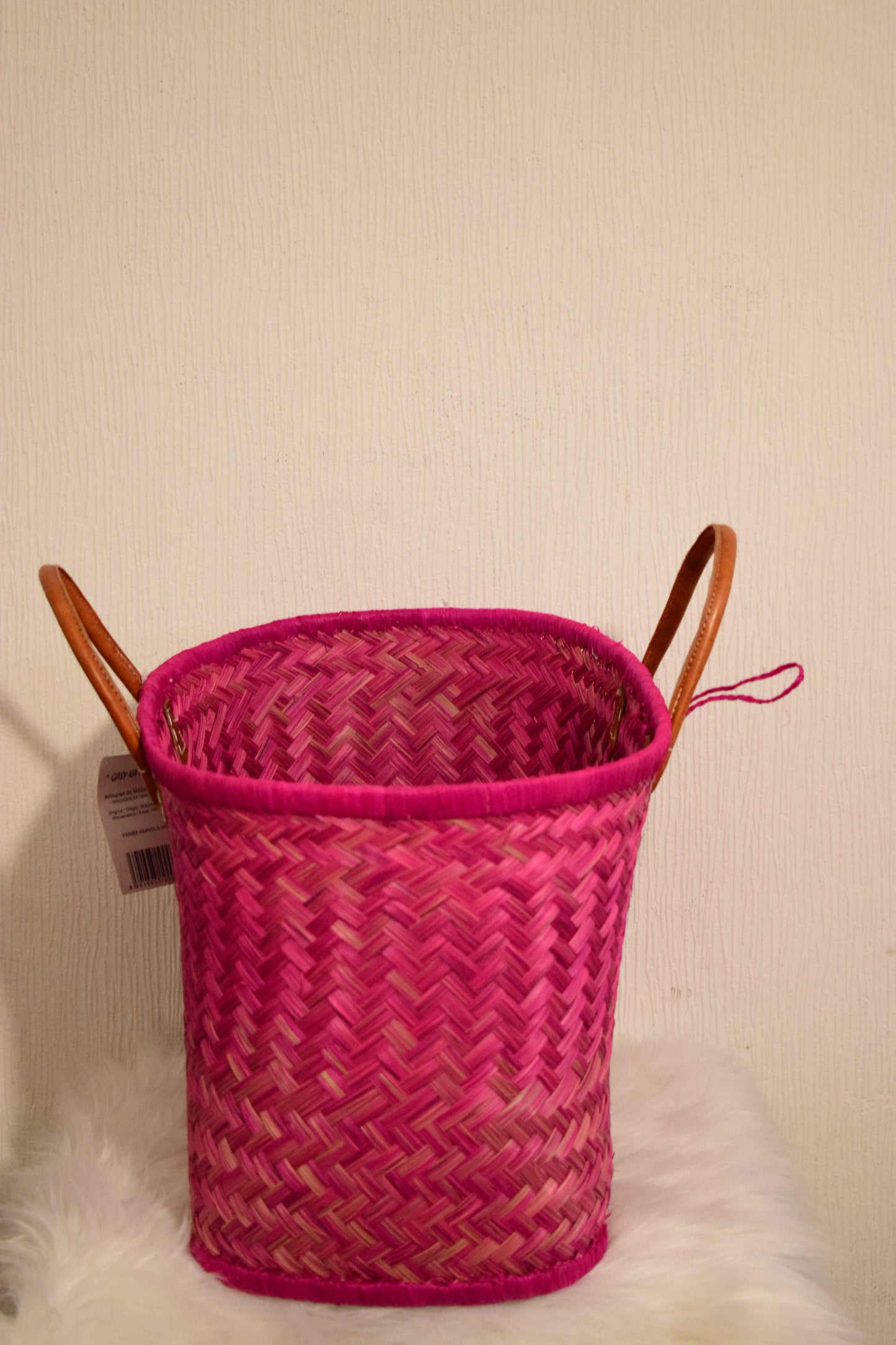 Panier tressé artisanal Madagascar