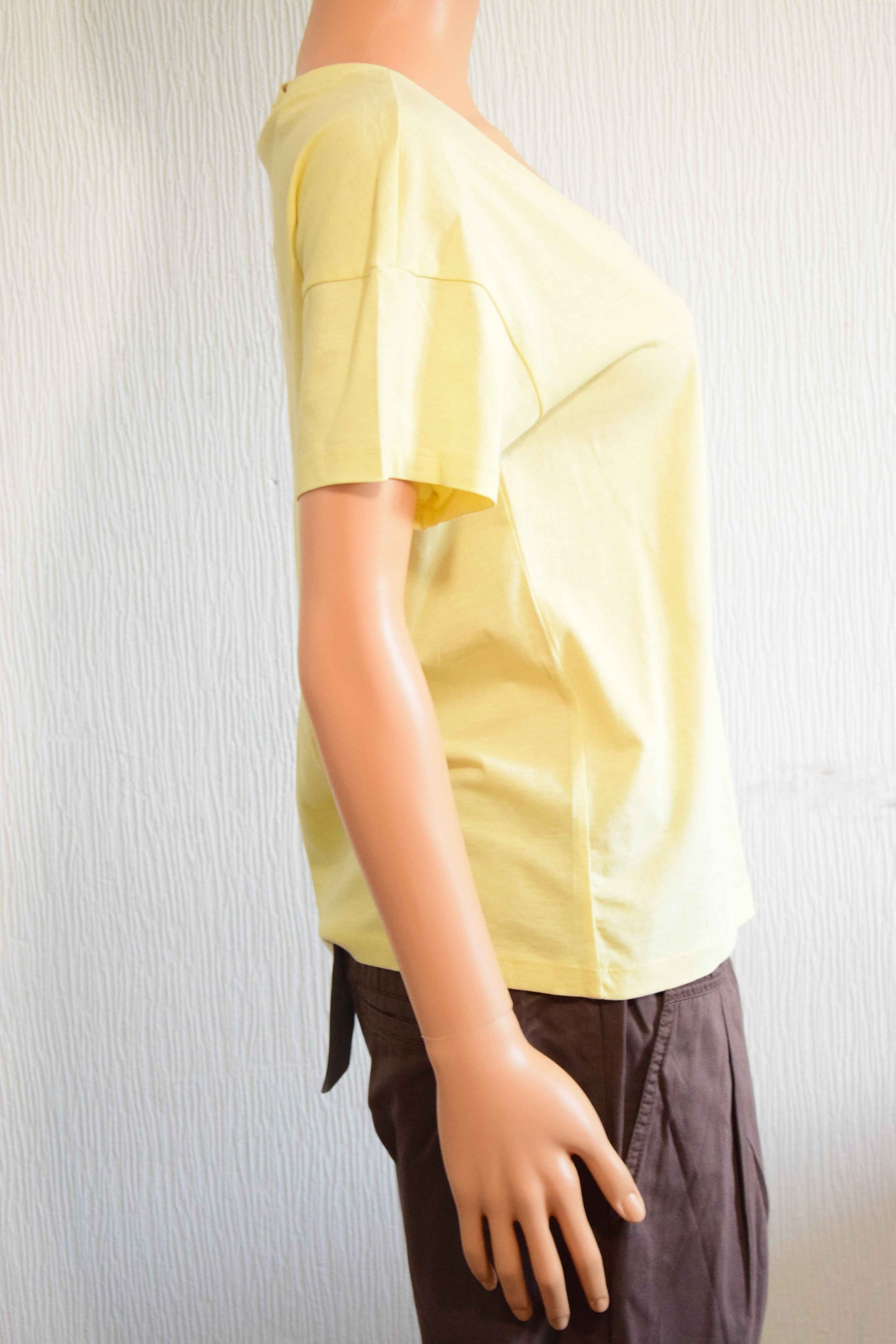 T-shirt femme jaune xs